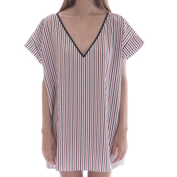 Gucci Frini Cotton Kaftan In Brown