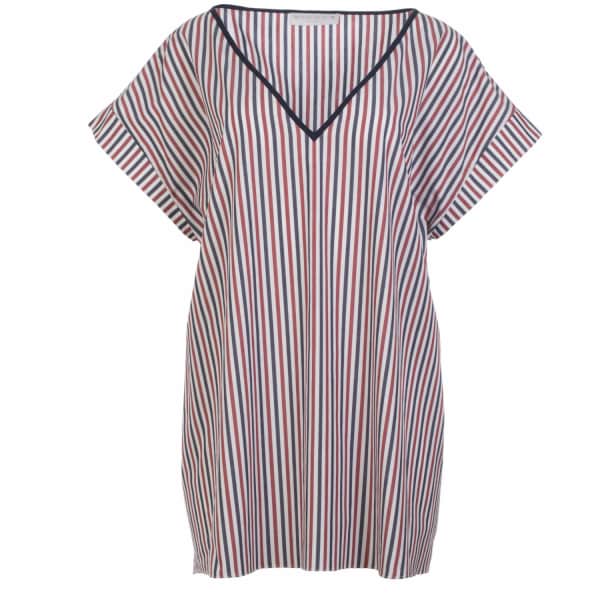 Gucci Frini Cotton Kaftan In Brown