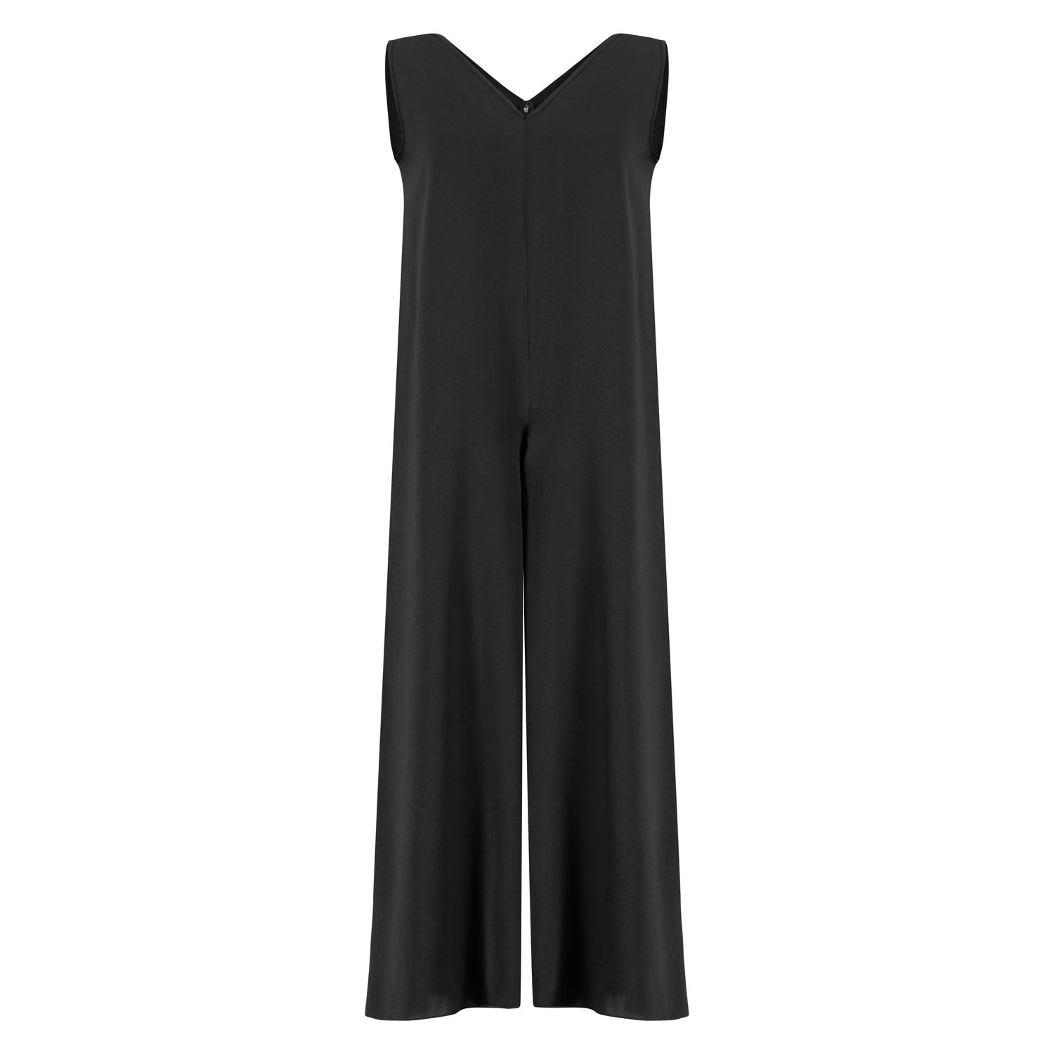 Women’s Loose Textured Silk Crepe Jumpsuit Large Azzalia