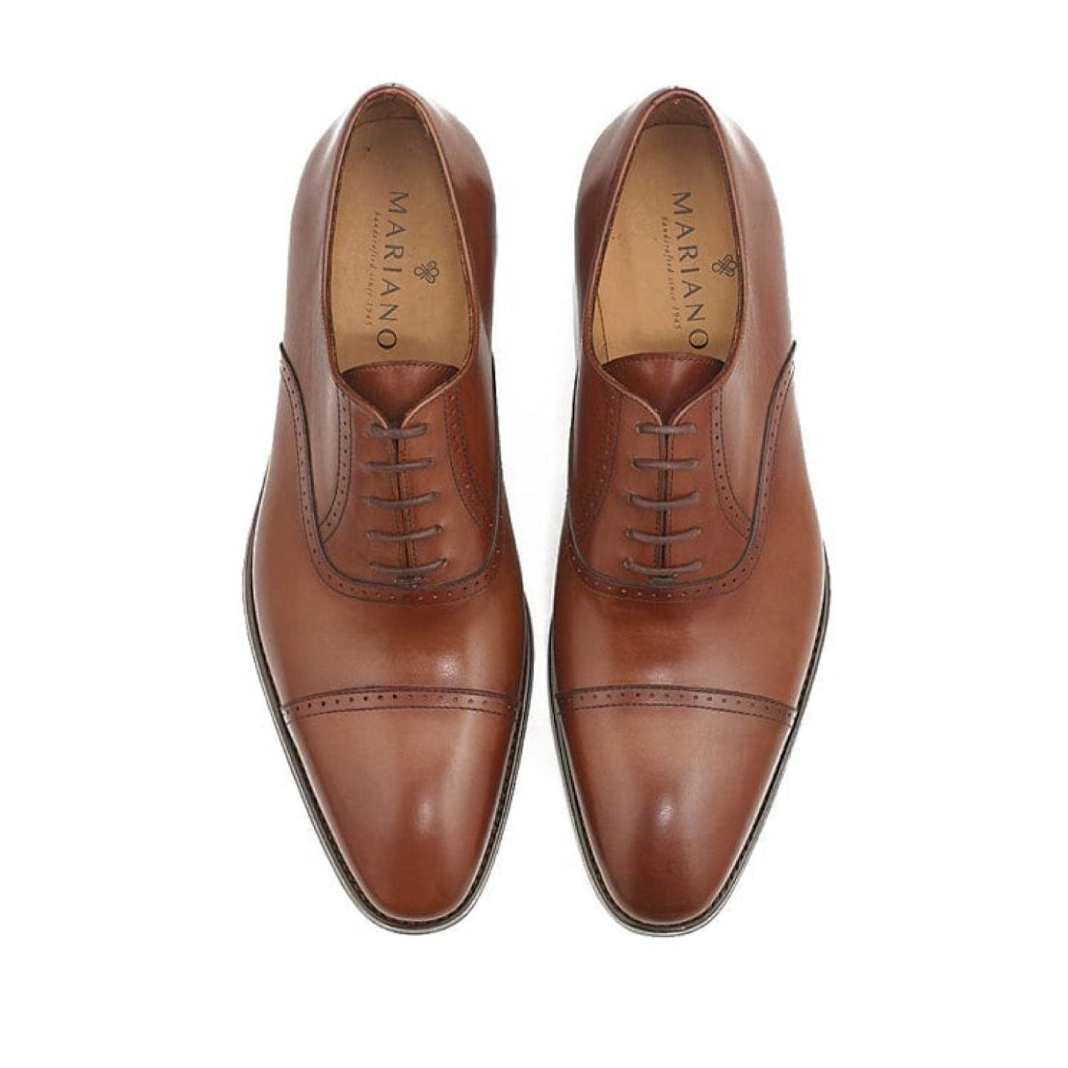 Mariano Shoes Men's Brown Sintra Oxford Cognac In Brown