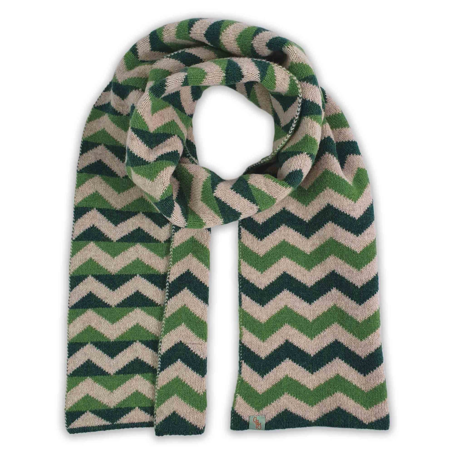 Women’s Scarves - Candy Rock - Cossack Green Otto & Spike