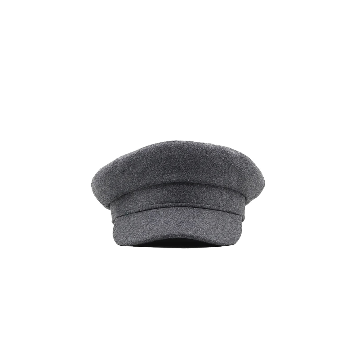 Chanel Joan Elkayam Women's Grey Wool Baker Boy Hat In Grey