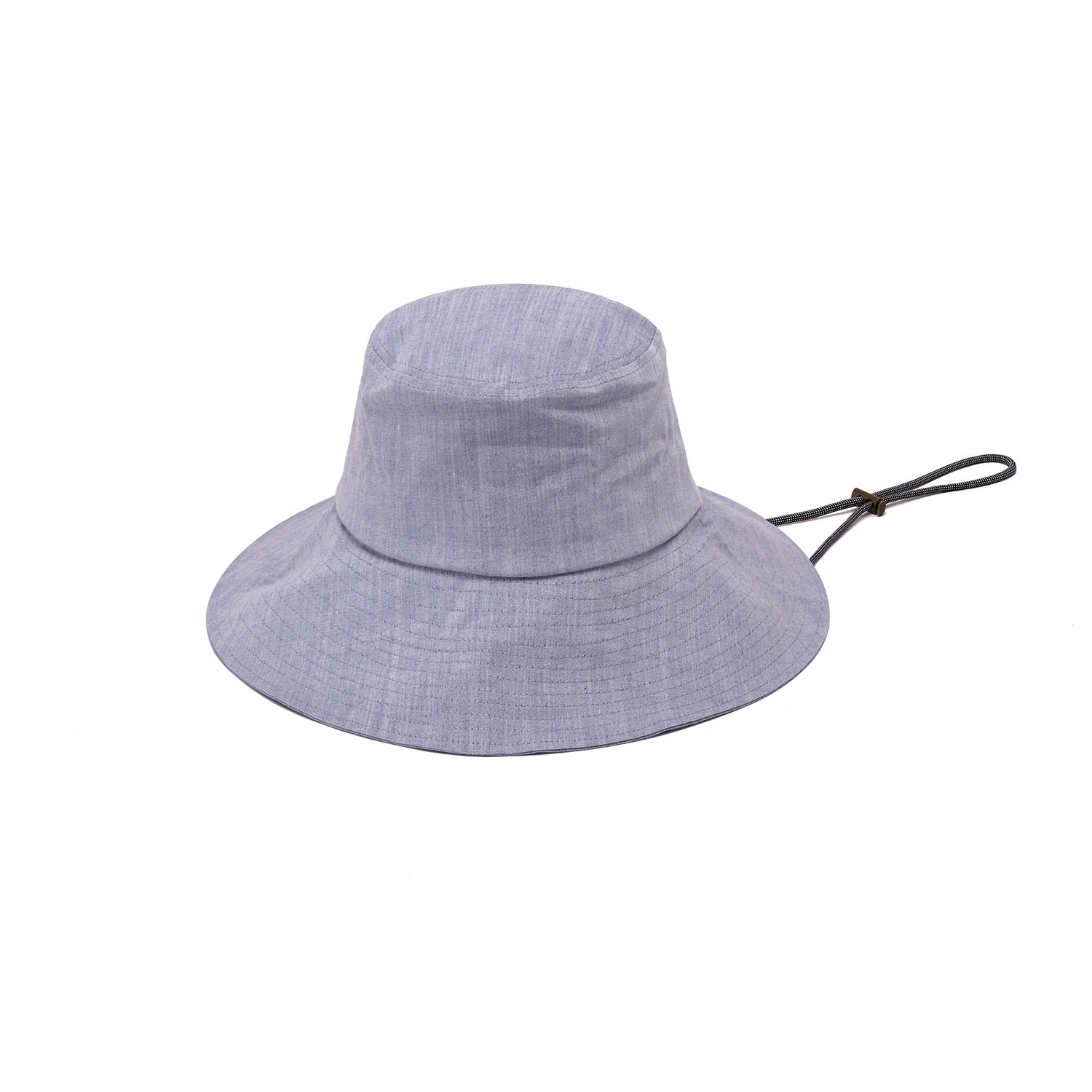 Women’s Blue Wide Brim Bucket Hat Justine Hats