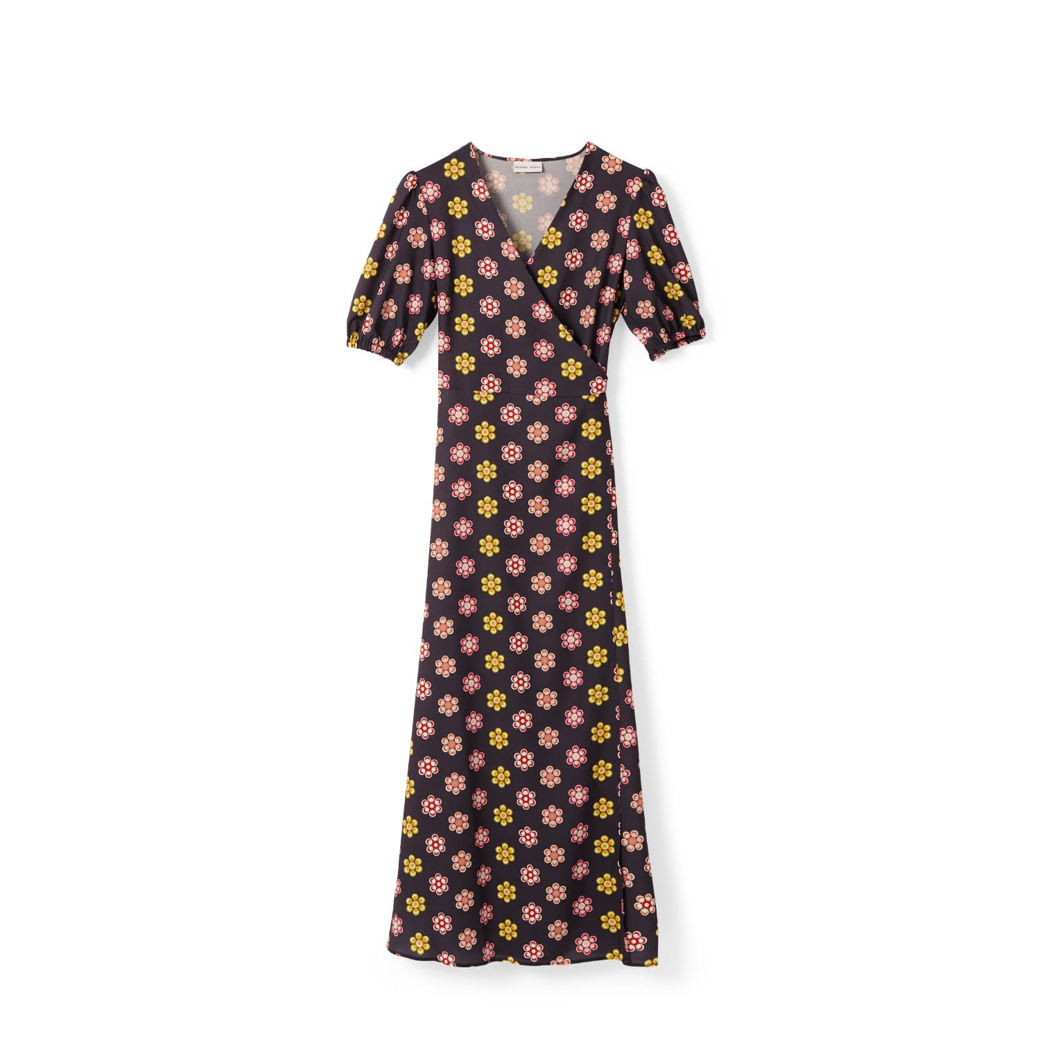 daisy wrap dress