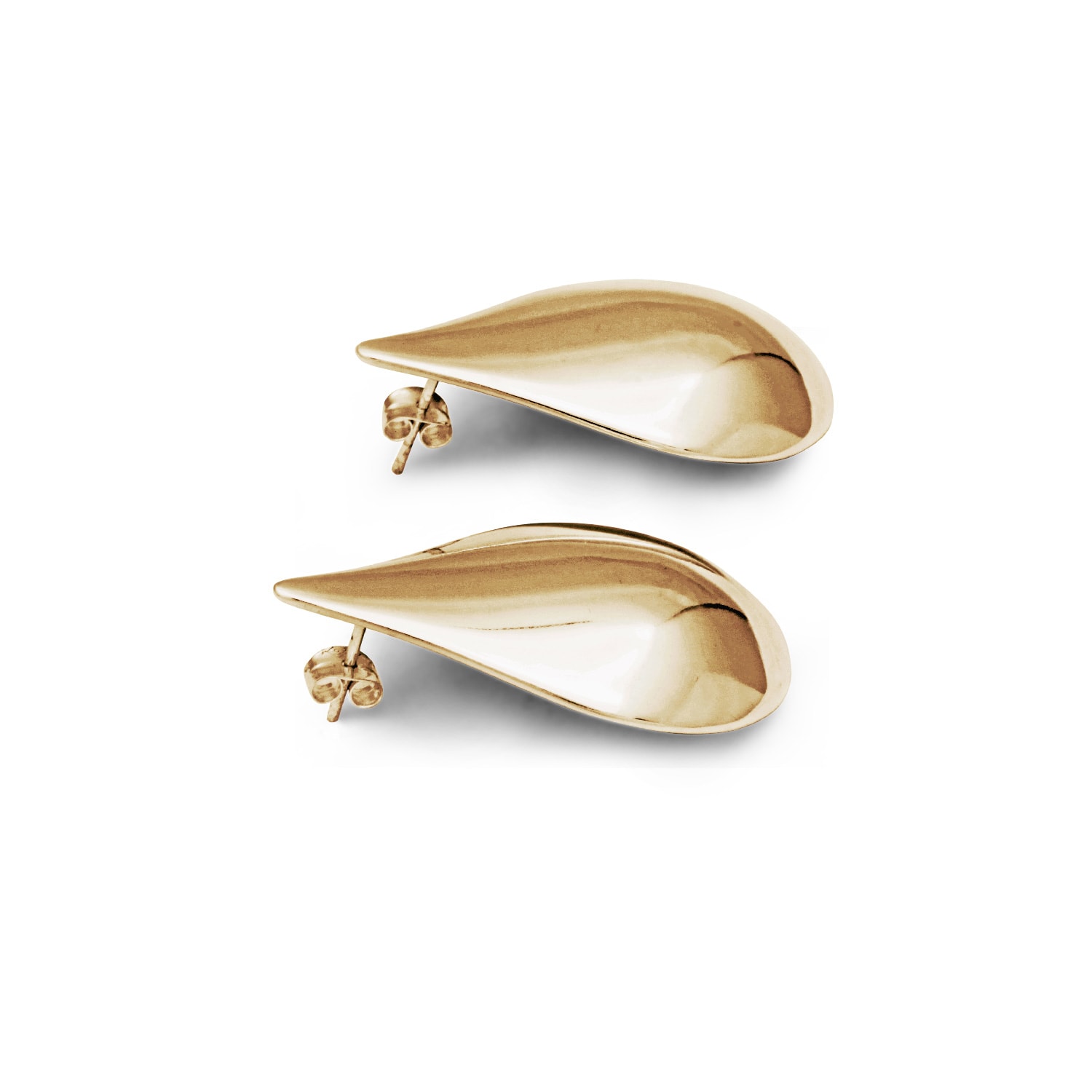 Women’s Tear Of Freya Earrings - Vermeil Gold Mid Freya & Thor of Sweden