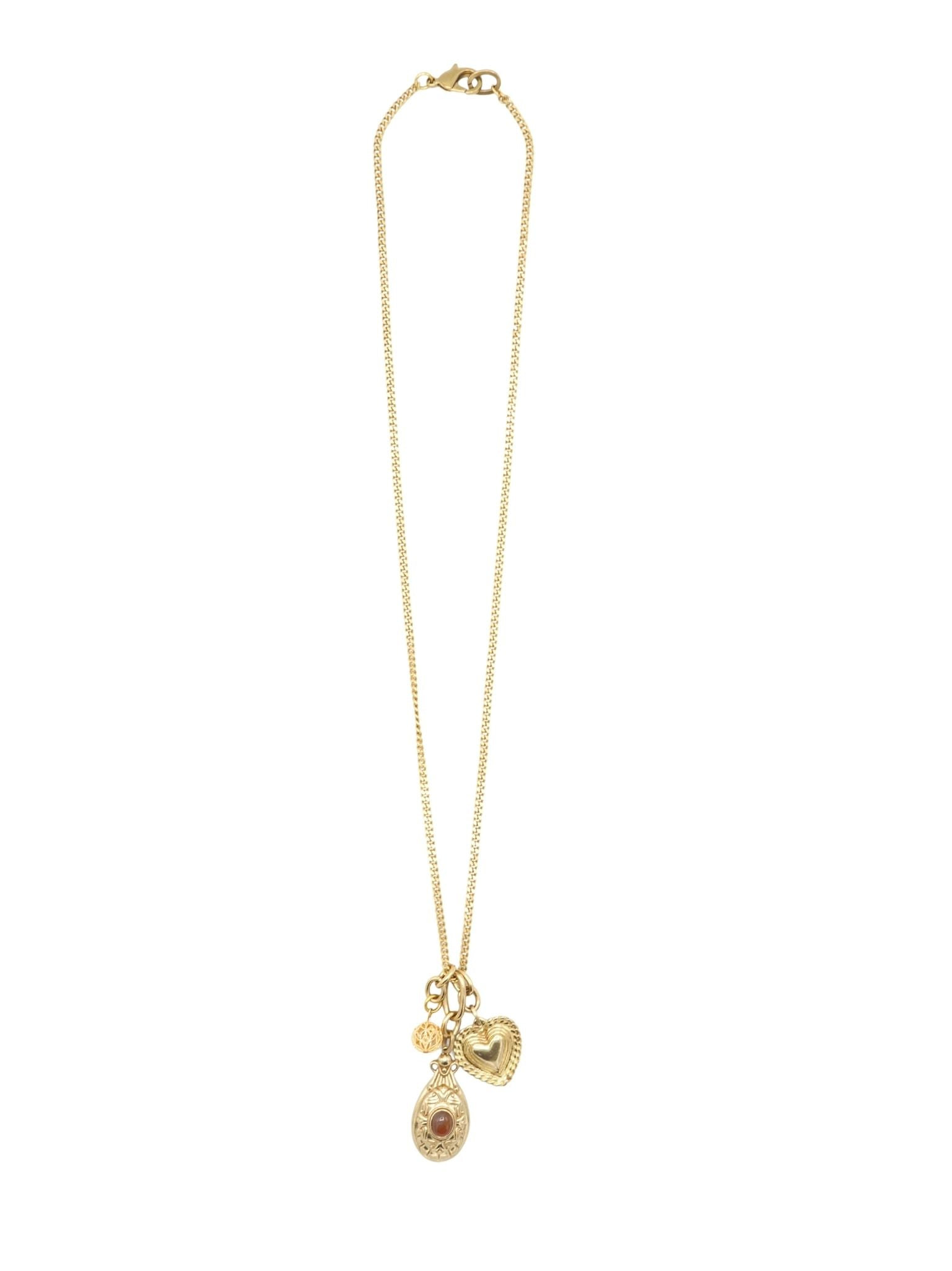 Sita Nevado Women's Orange Mary Necklace - Cornelian In Orange