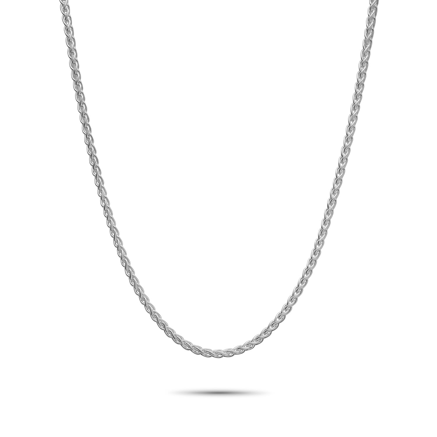 Rahul Patel Collection Men's Silver Spiga Chain In Silver