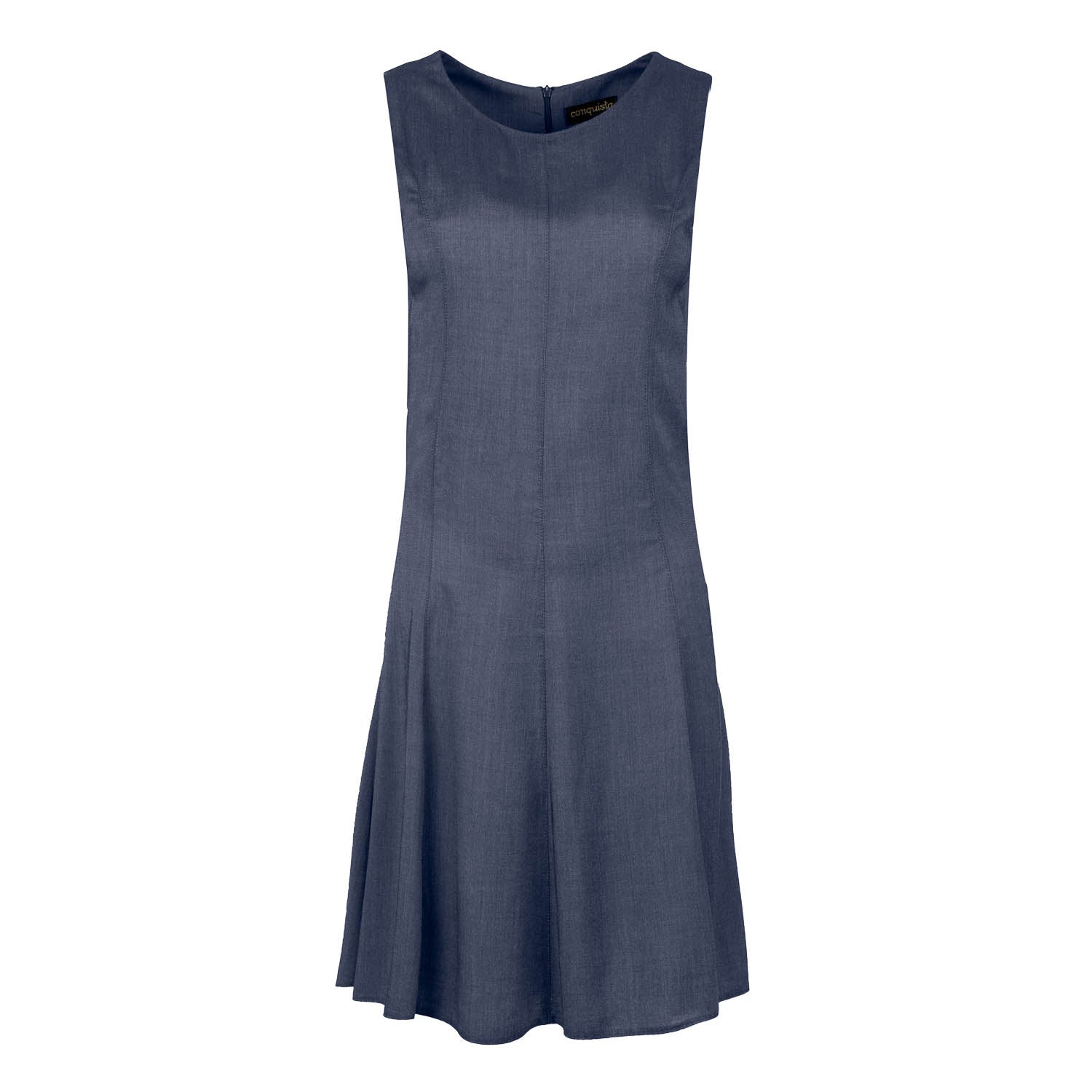 Conquista Women's Blue Denim Style Cloche Dress In Blue