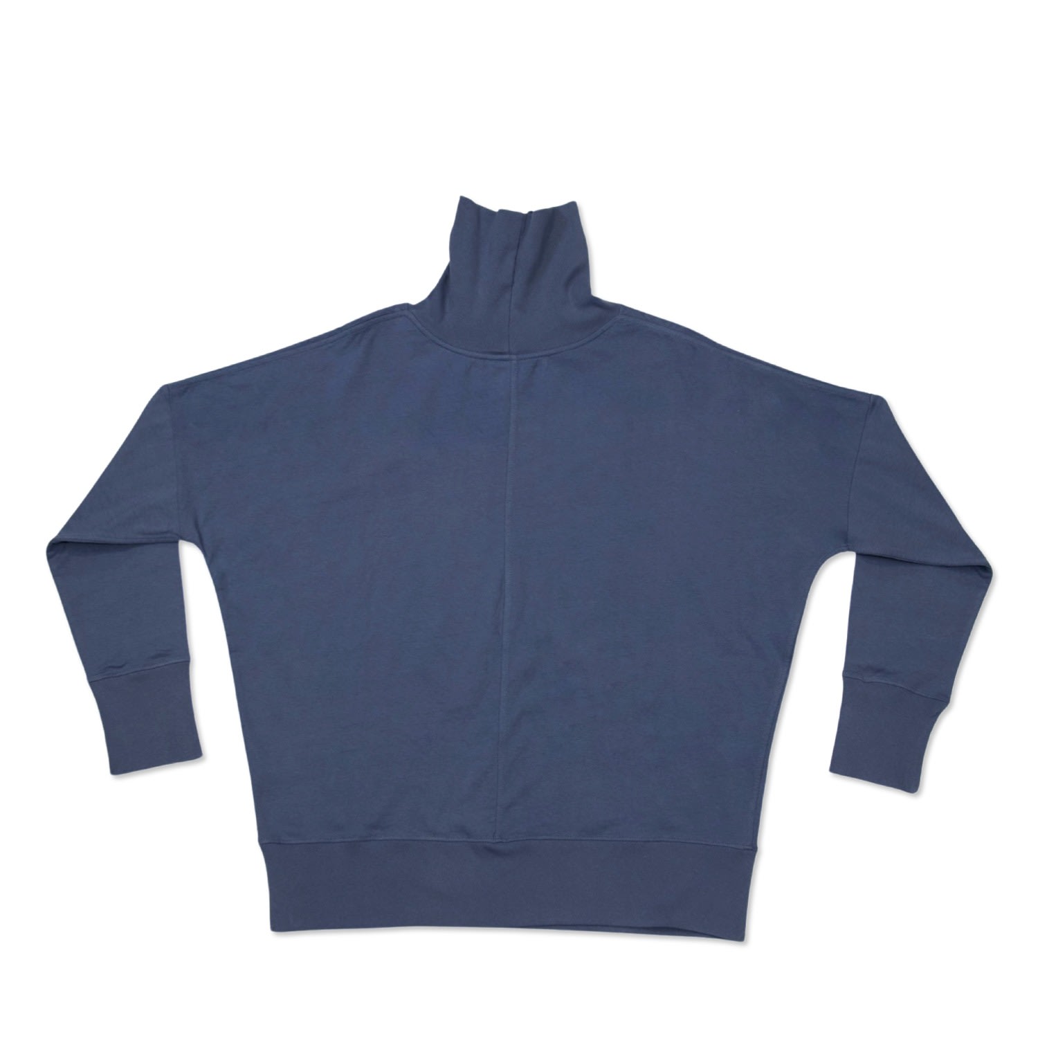 Bradford Row Men's The Don Dolman Turtleneck In Slate Blue In Blue