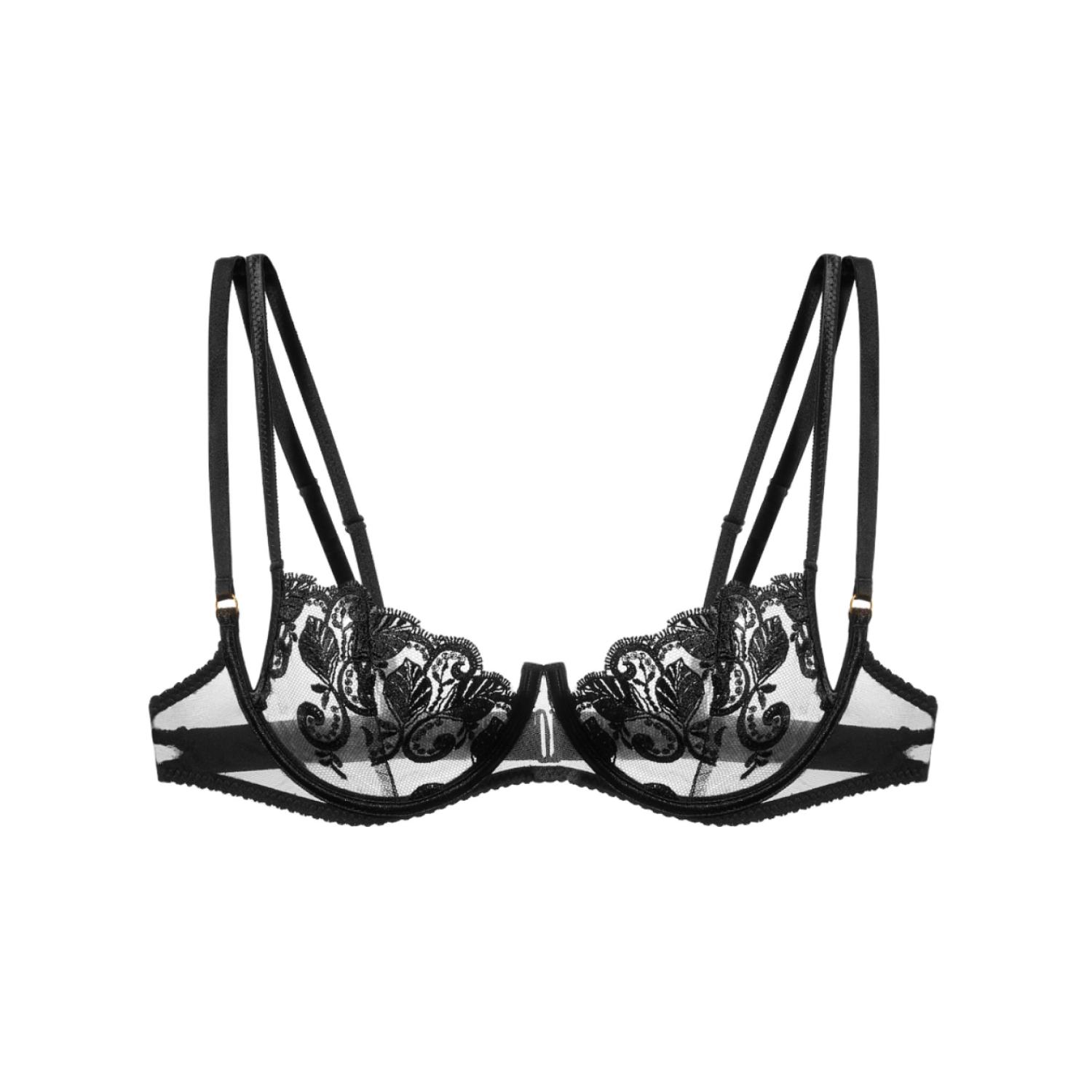 Women’s Black Khloe Bra 30C Perilla