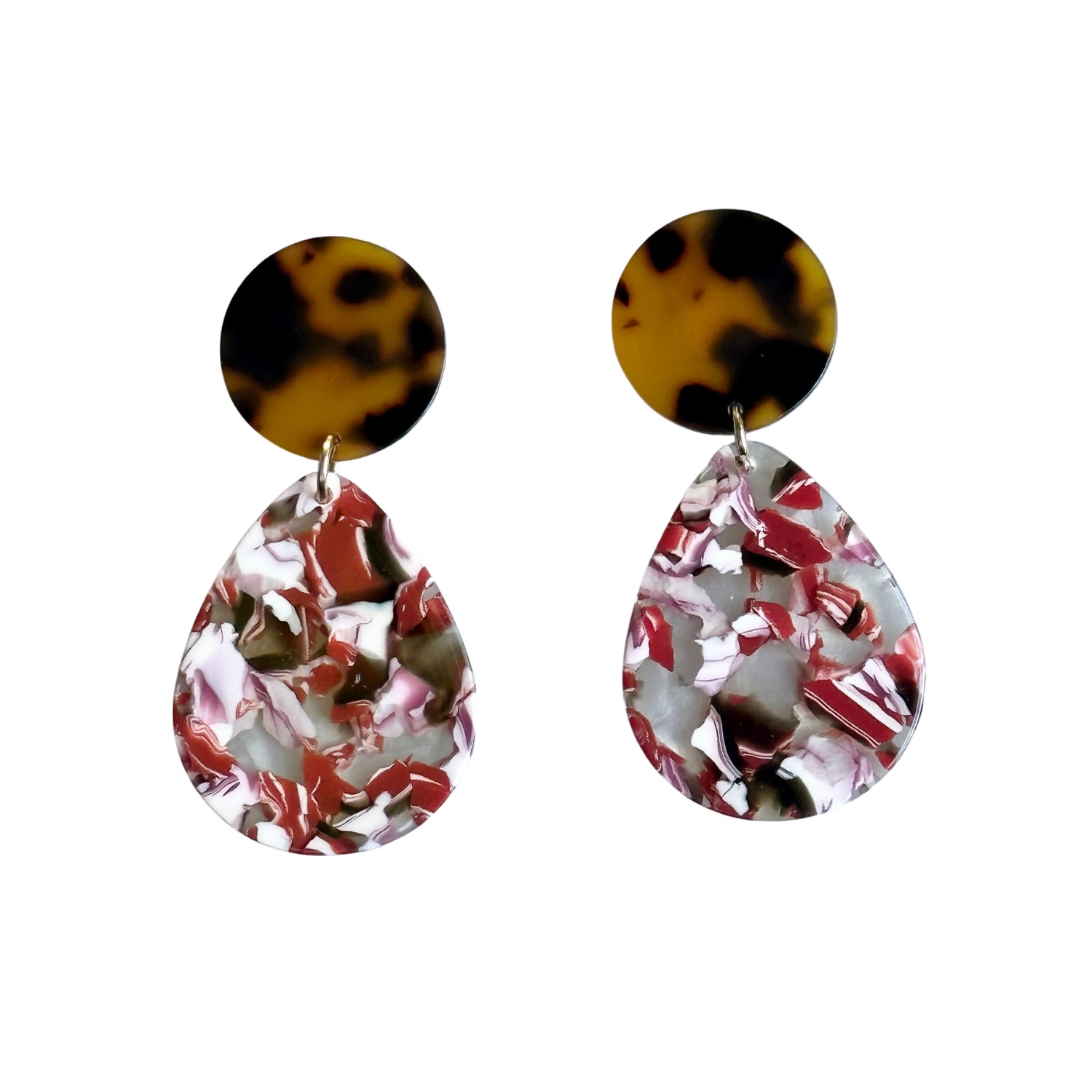 Women’s Teardrop Earrings In Left Your Texts On Red Closet Rehab