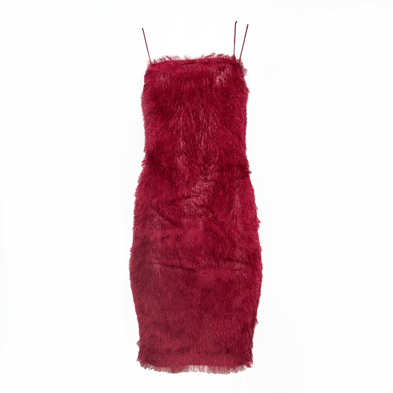 Vivienne Pash Women's Fringe Slip Dress - Red In Red