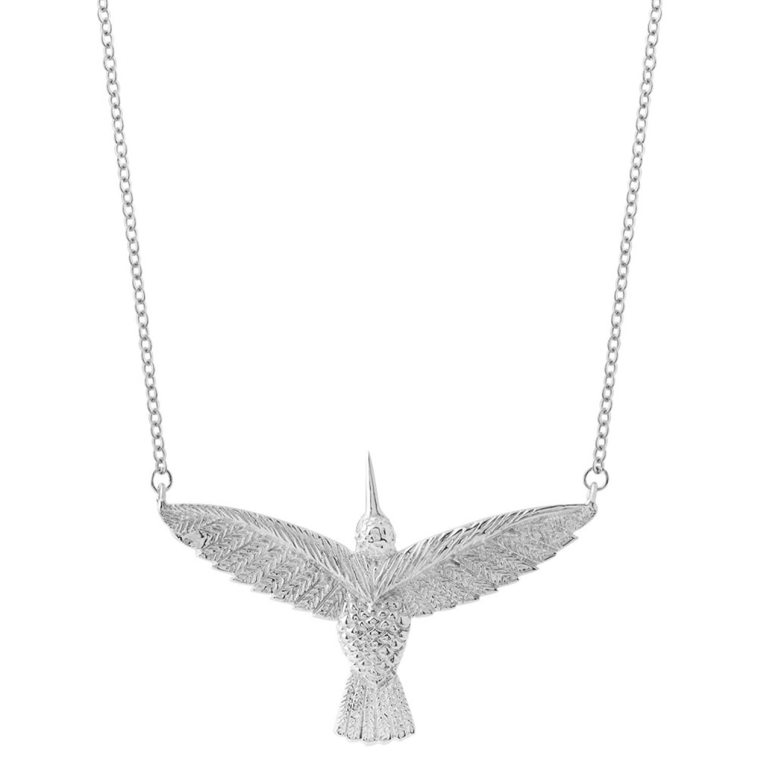 Sophie Simone Designs Women's Large Huitzilin Necklace Silver In Silver