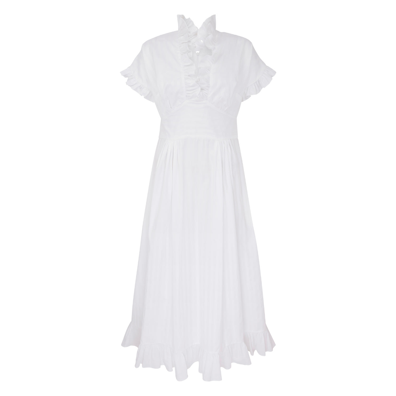 Women's Cafe Society Kimono Dress White | Small | Lisa the Label
