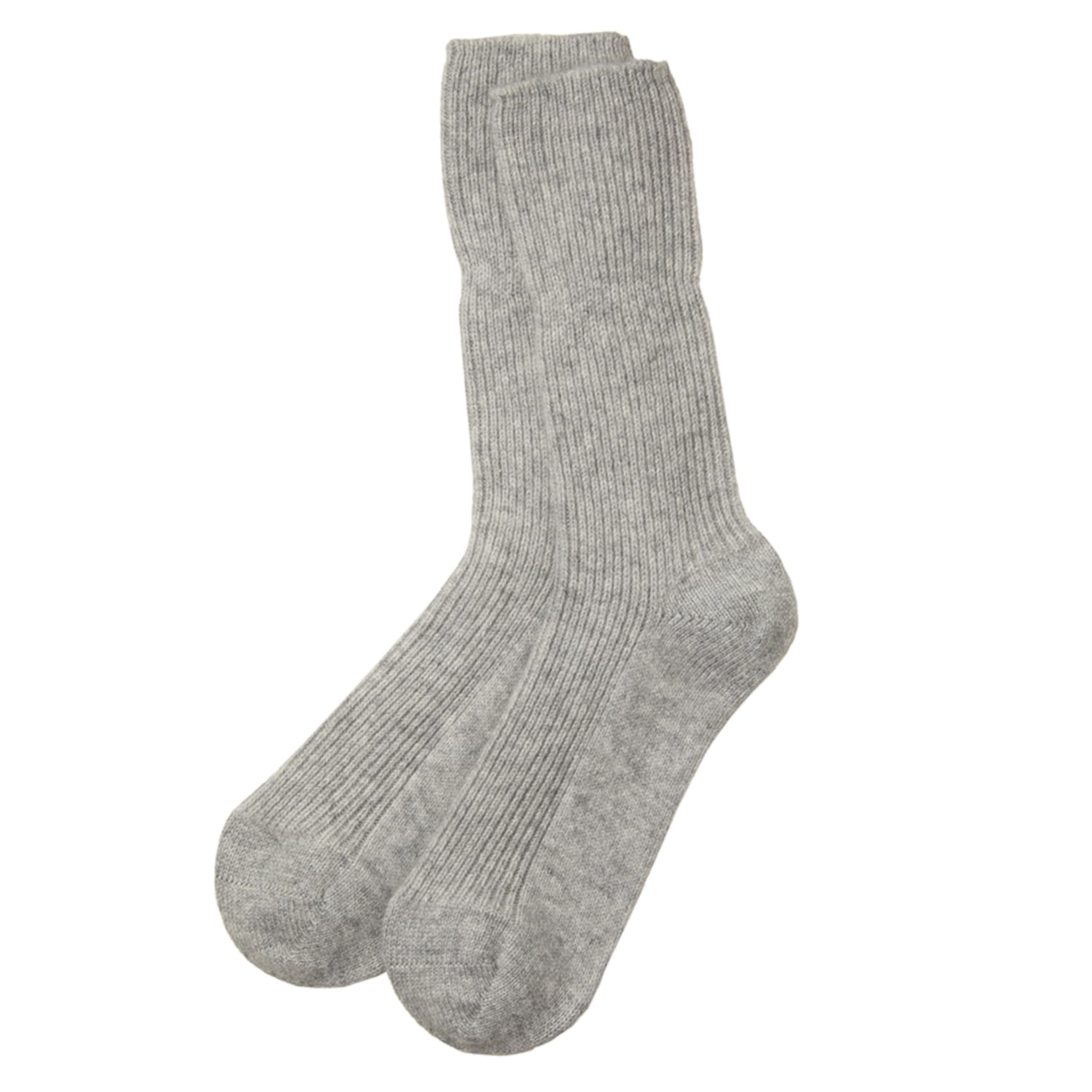 Cove Women's Cashmere Grey Bed Socks In Grey