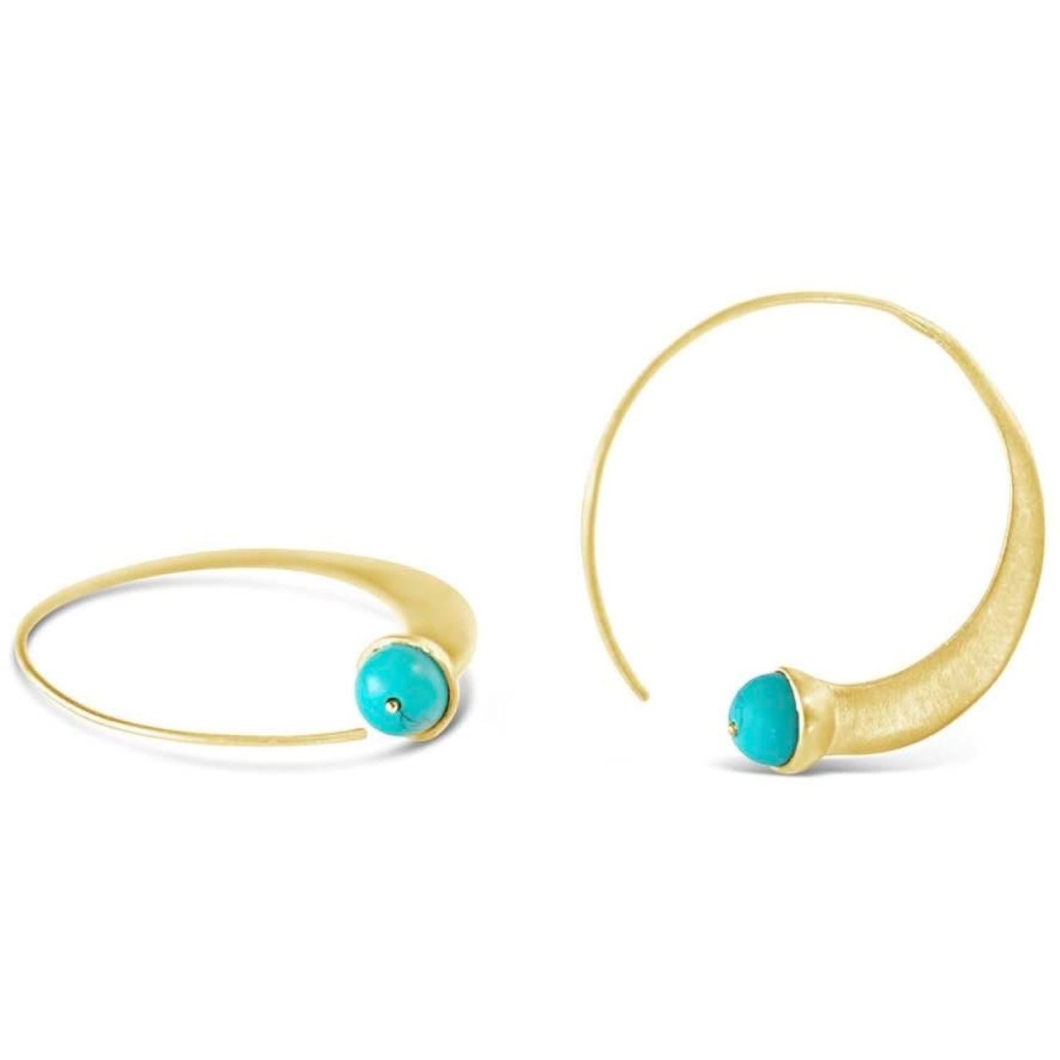 Gem Bazaar Jewellery Women's Gold / Blue Turquoise Temptress In Multi