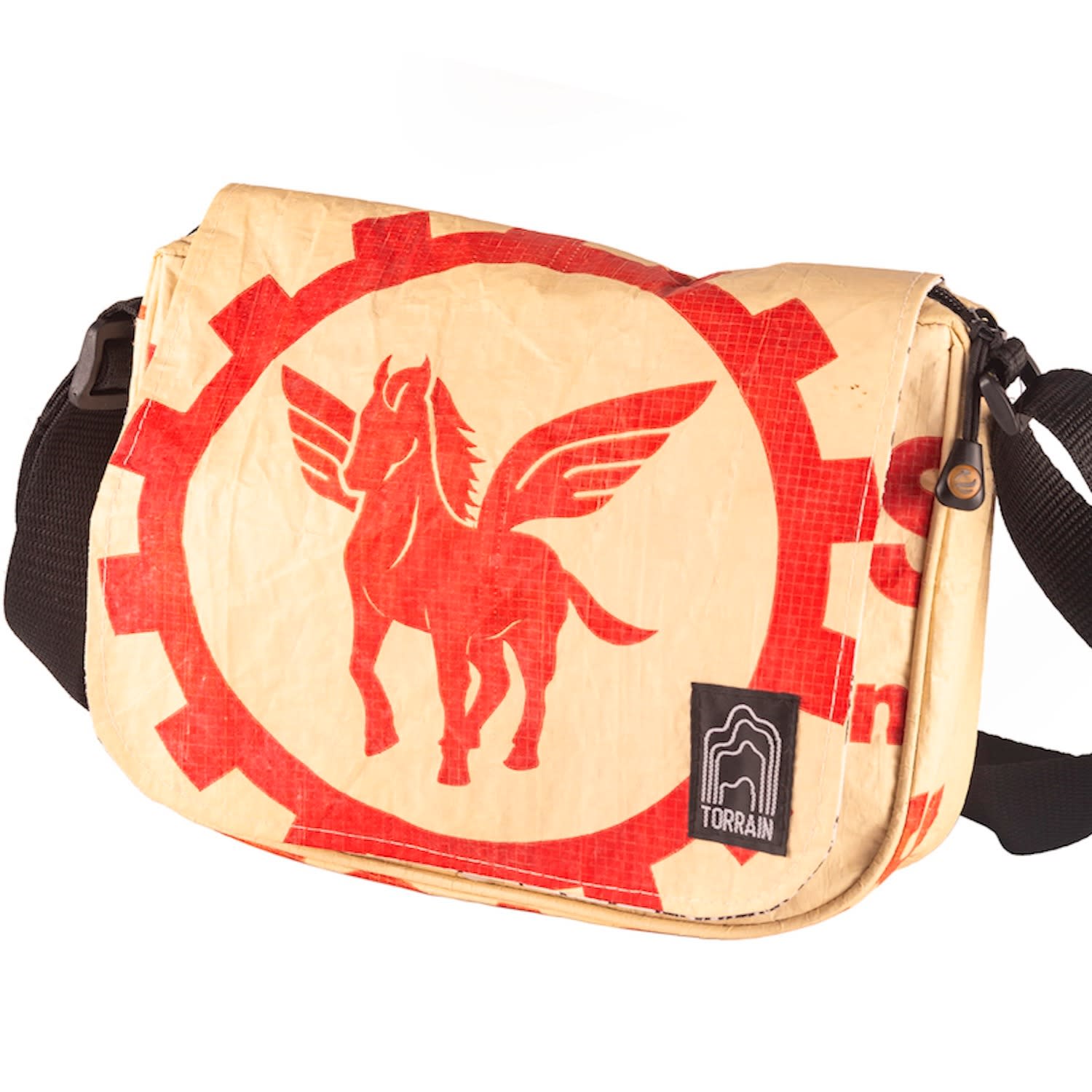 TORRAIN RECYCLED BAGS WOMEN'S RED PEGASUS KUNA CROSSBODY