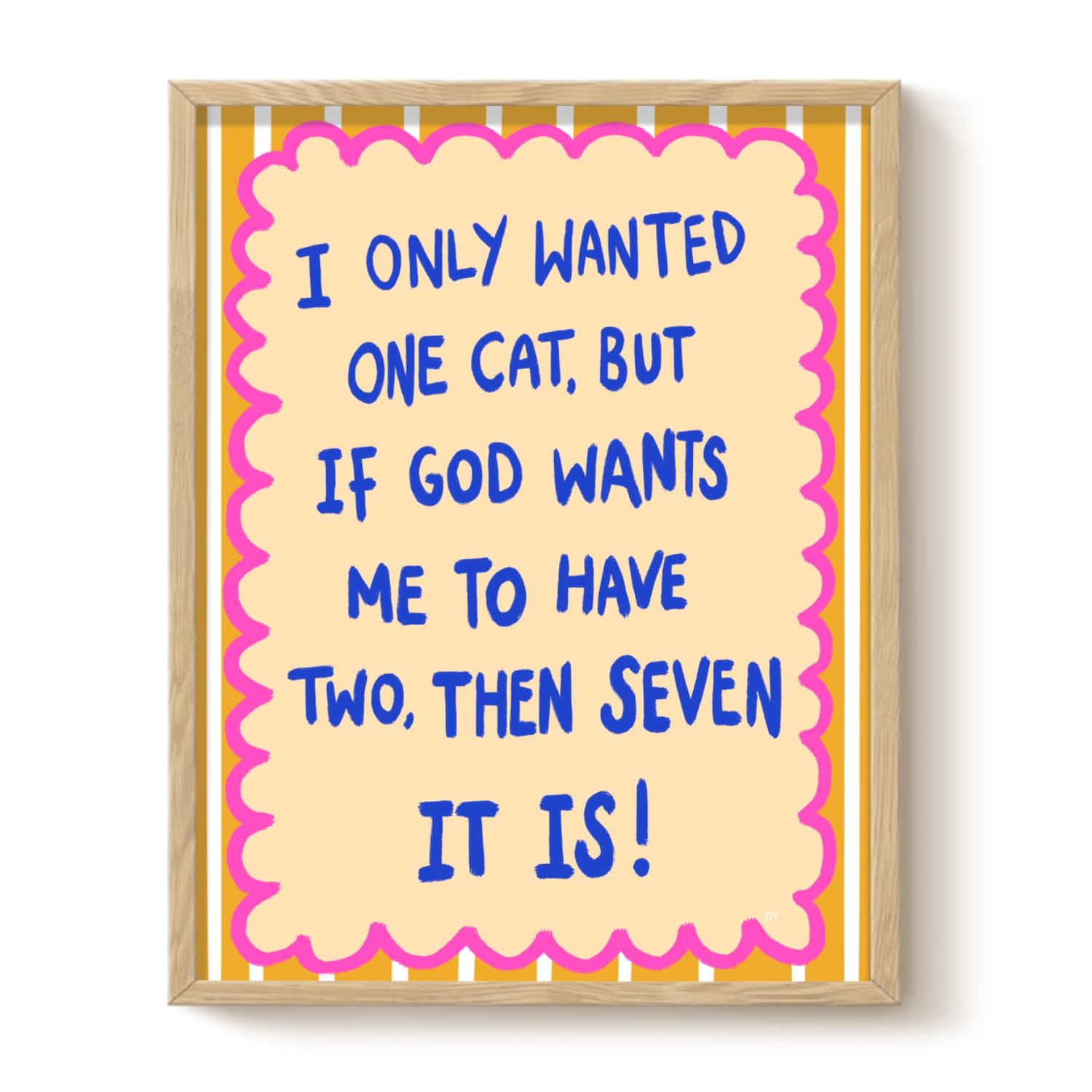The Paper Tail Seven Cats - Art Print - Large
