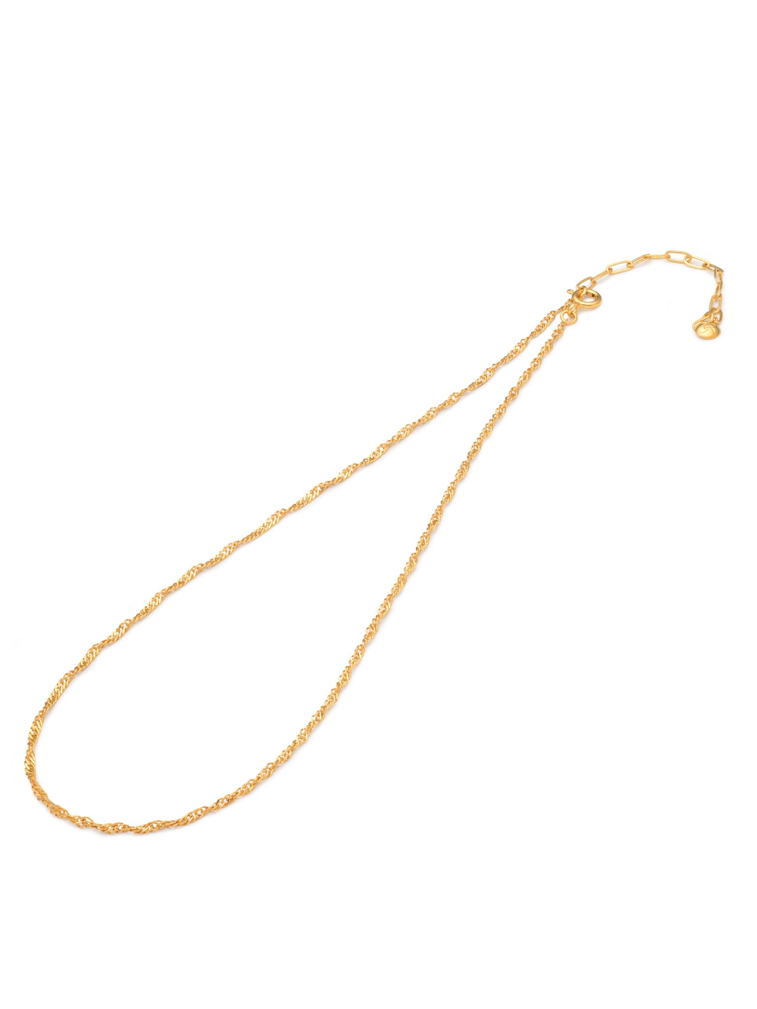 Eva Remenyi Women's Gold Twisted Chain Necklace