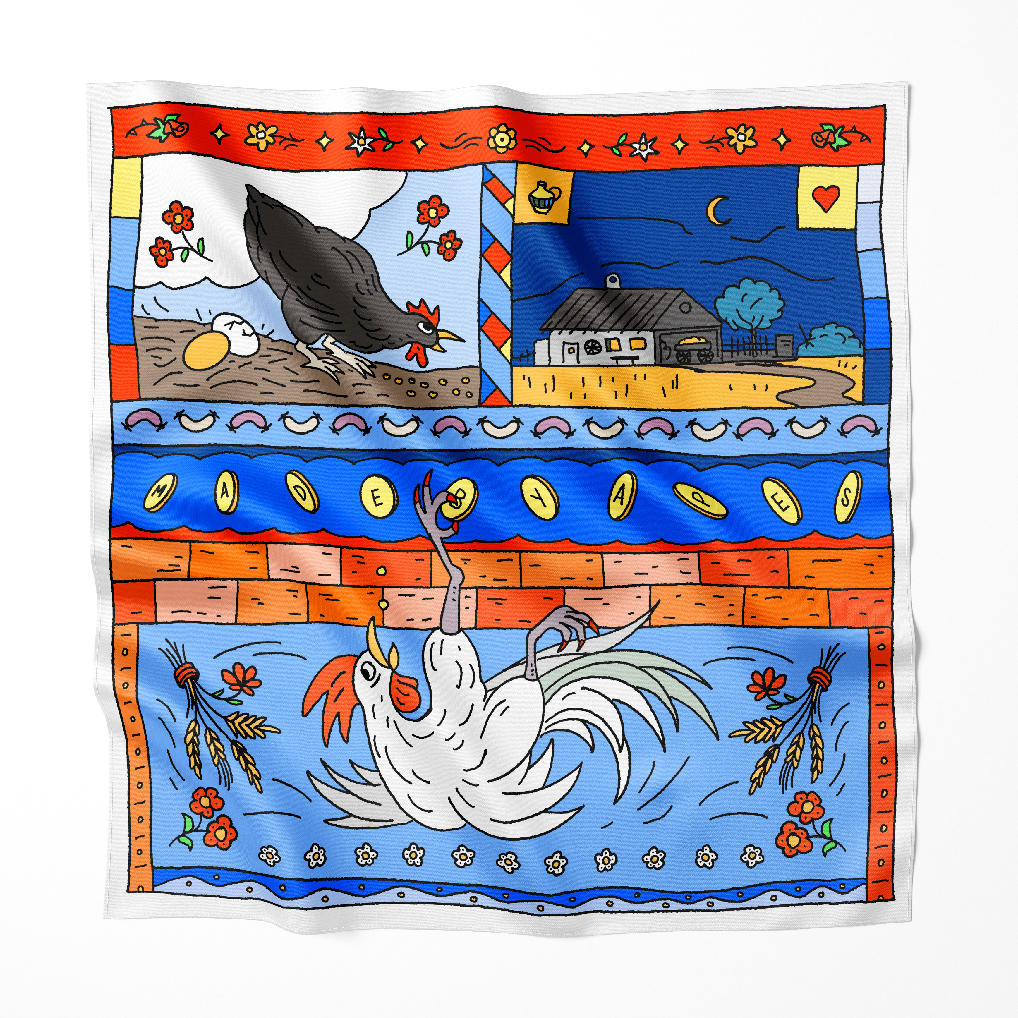 Pauser Women's  Silk: Hen In Blue