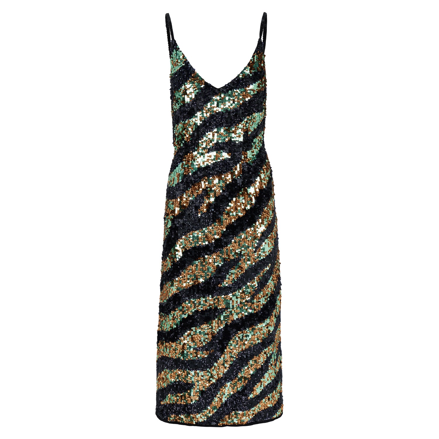 Indra Dress In Animal Sequin | RaeVynn | Wolf & Badger