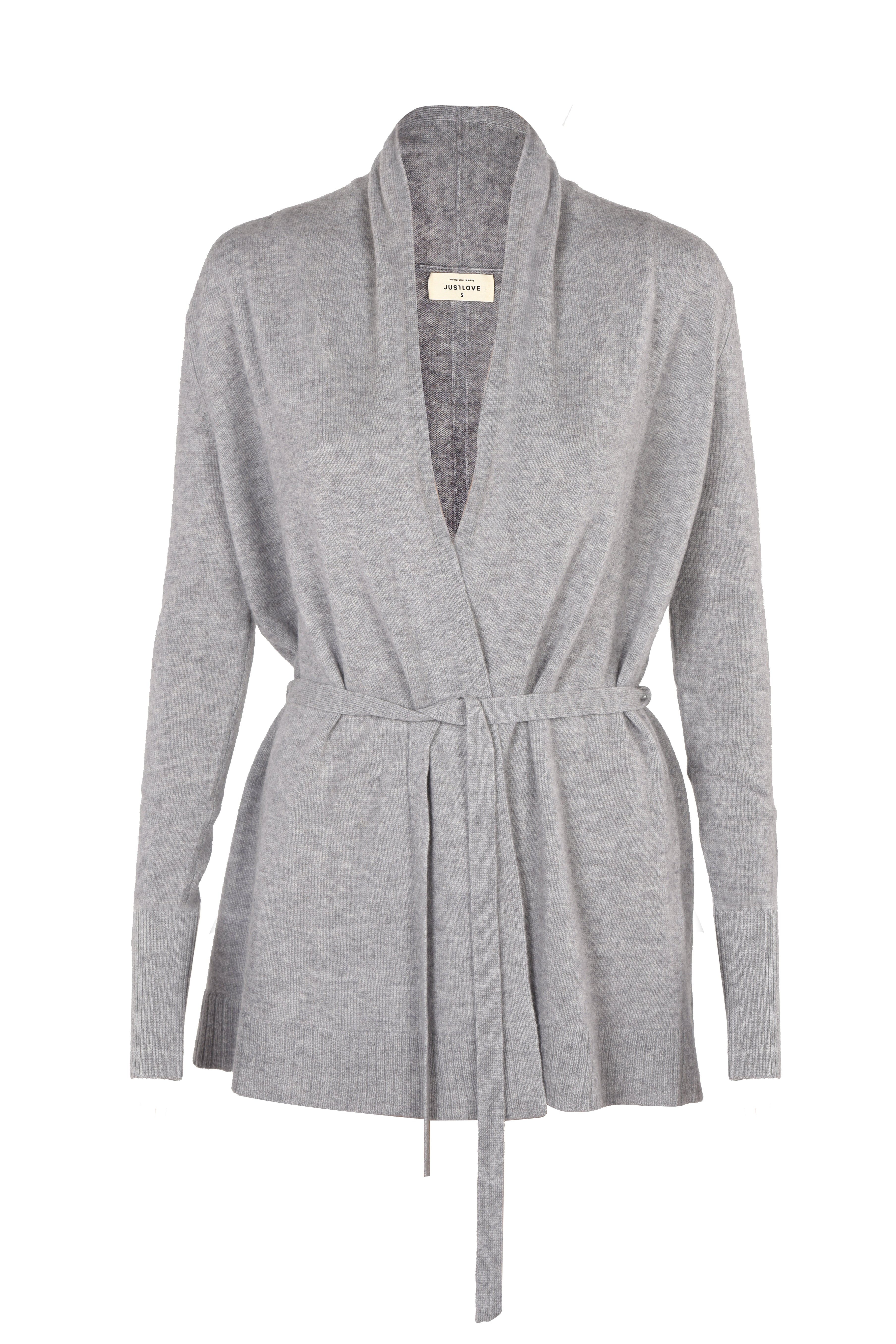 Justlove Women's Cashmere Cardigan Divine Grey In Grey