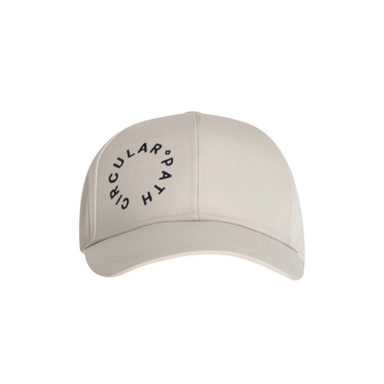 Circular Path Women's Black / Neutrals Recycled Nylon Logo Baseball Cap In Black