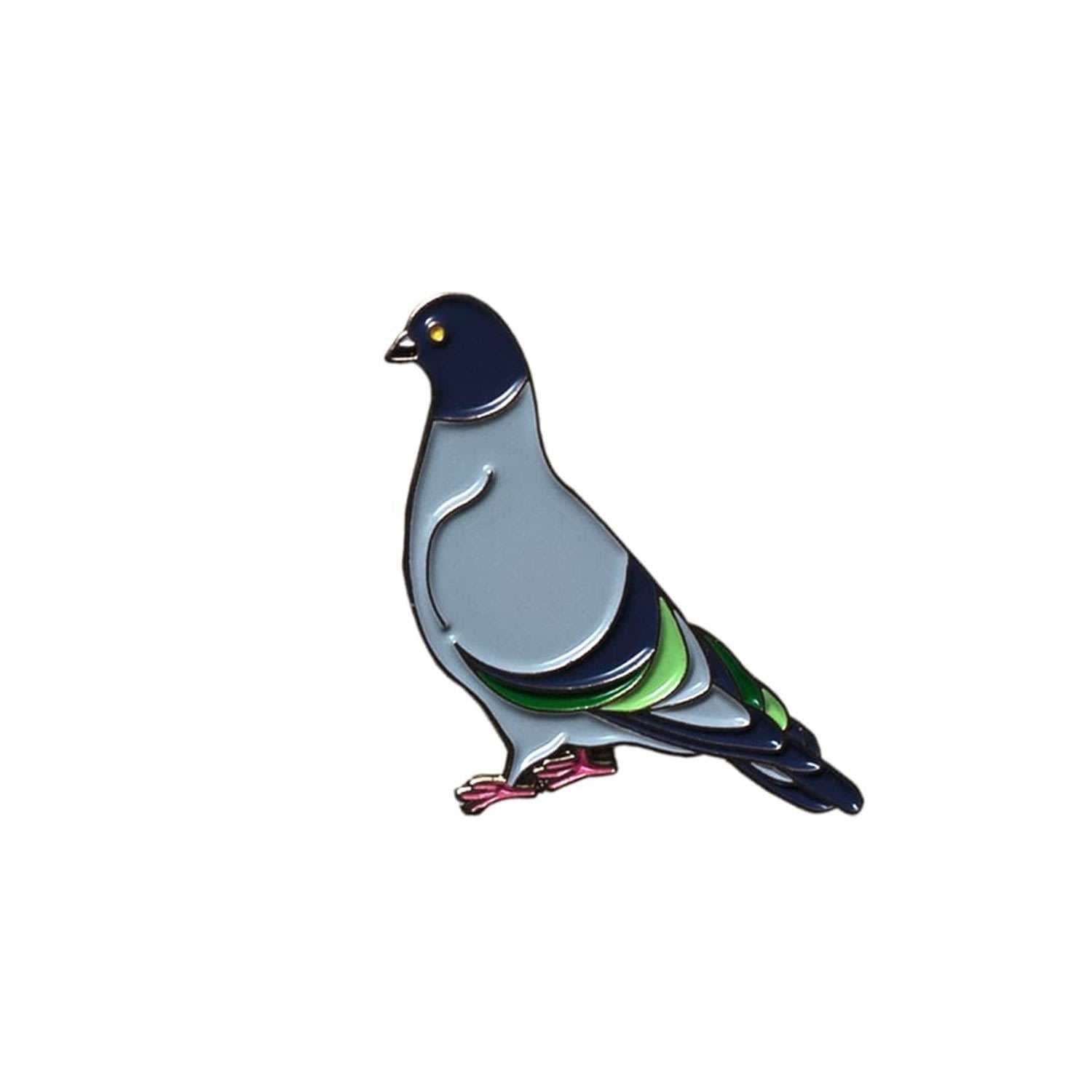 Women’s Enamel Pin Pigeon Make Heads Turn