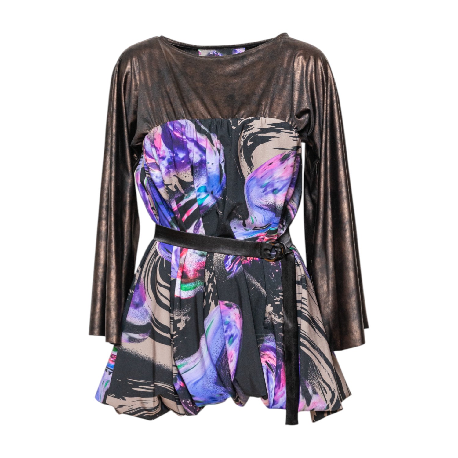 Artista Women's Moire Printed Mini Dress In Multi