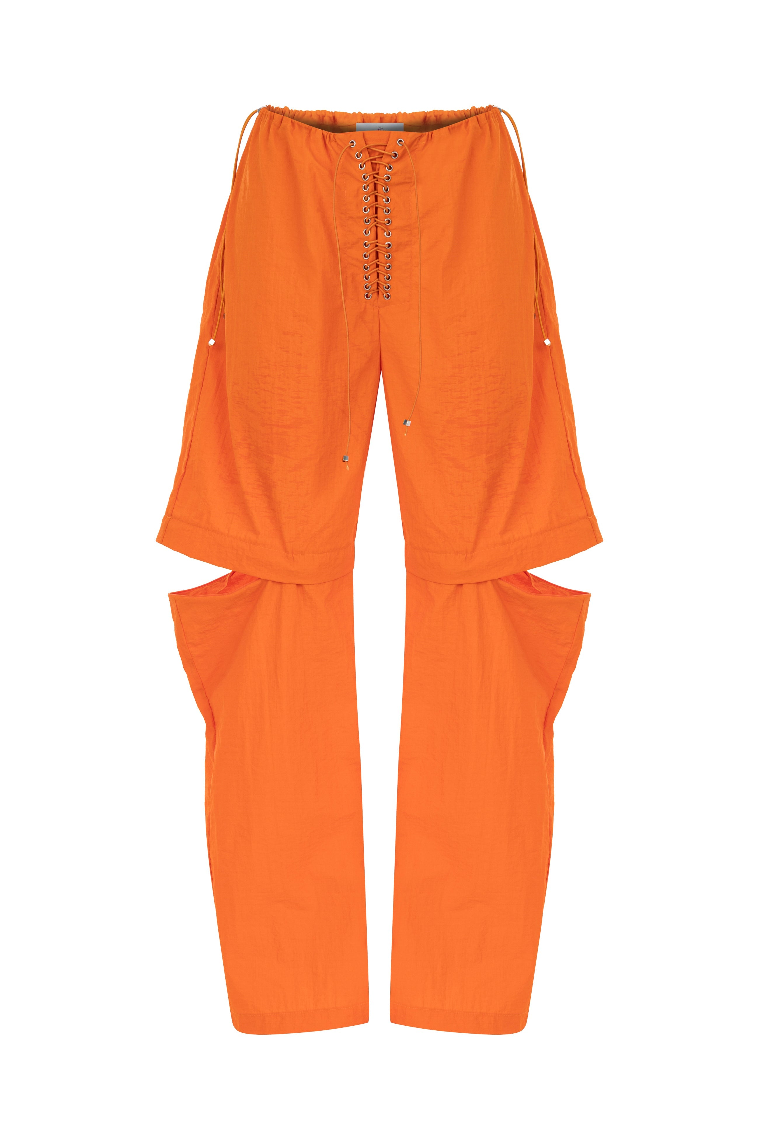 Khéla The Label Women's Yellow / Orange Intoxicated Parachute Pants In Orange In Yellow/orange