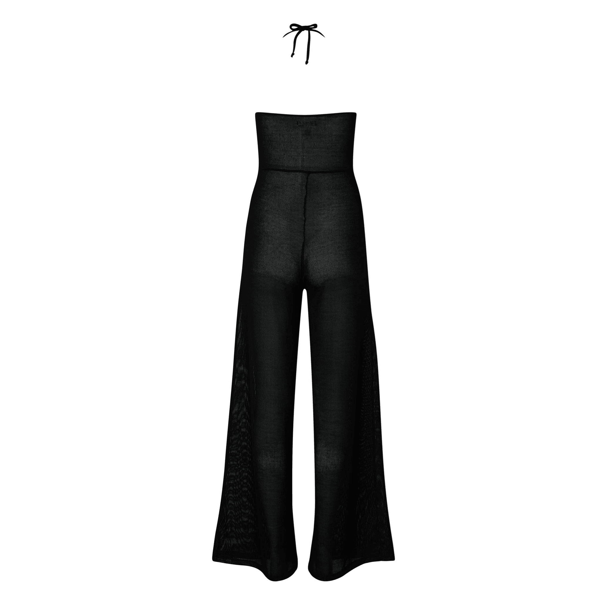 Liana Halter Black Jumpsuit | SOAH | Wolf & Badger