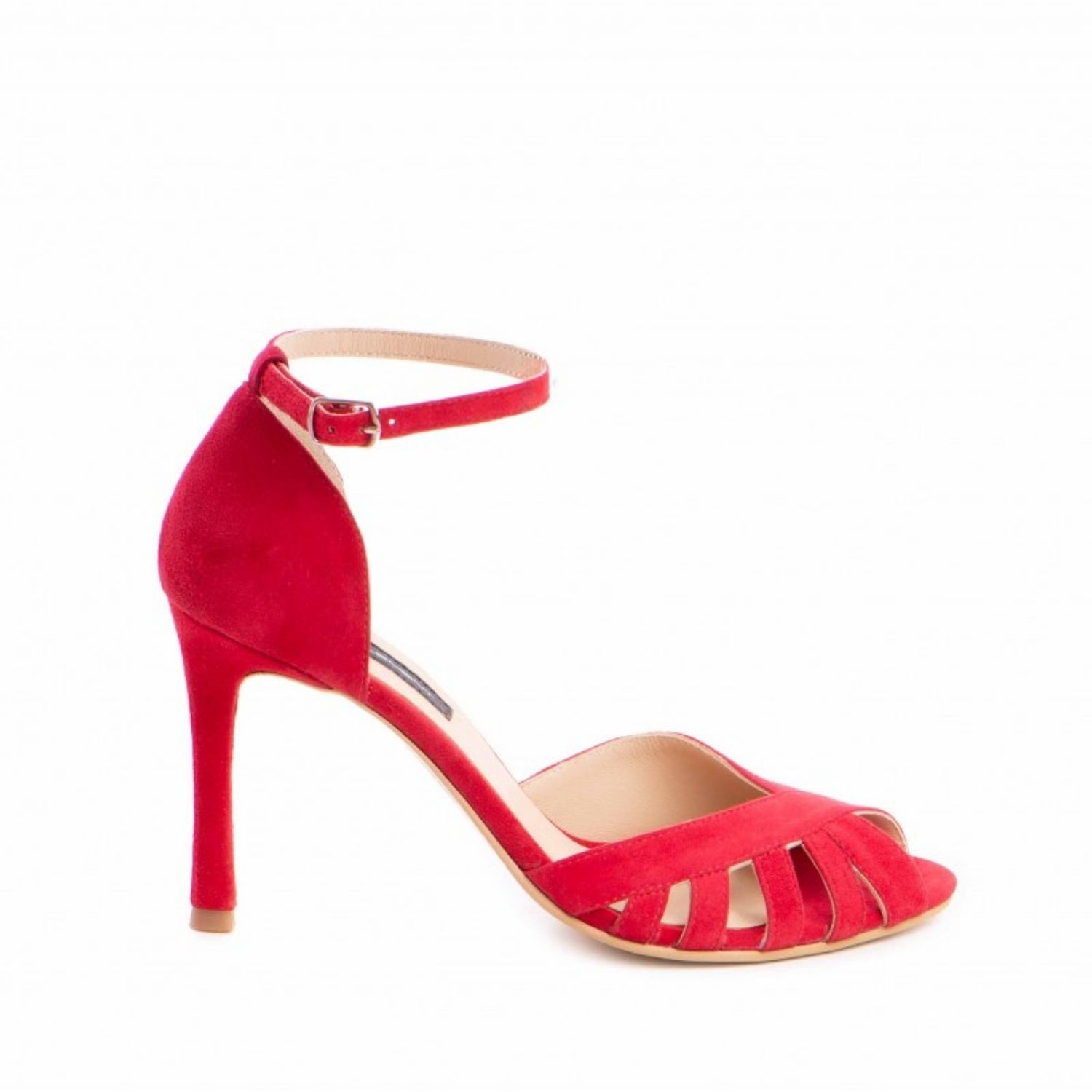 The 5th Element Women's Rendez-vous Sandals In Red Suede In Red