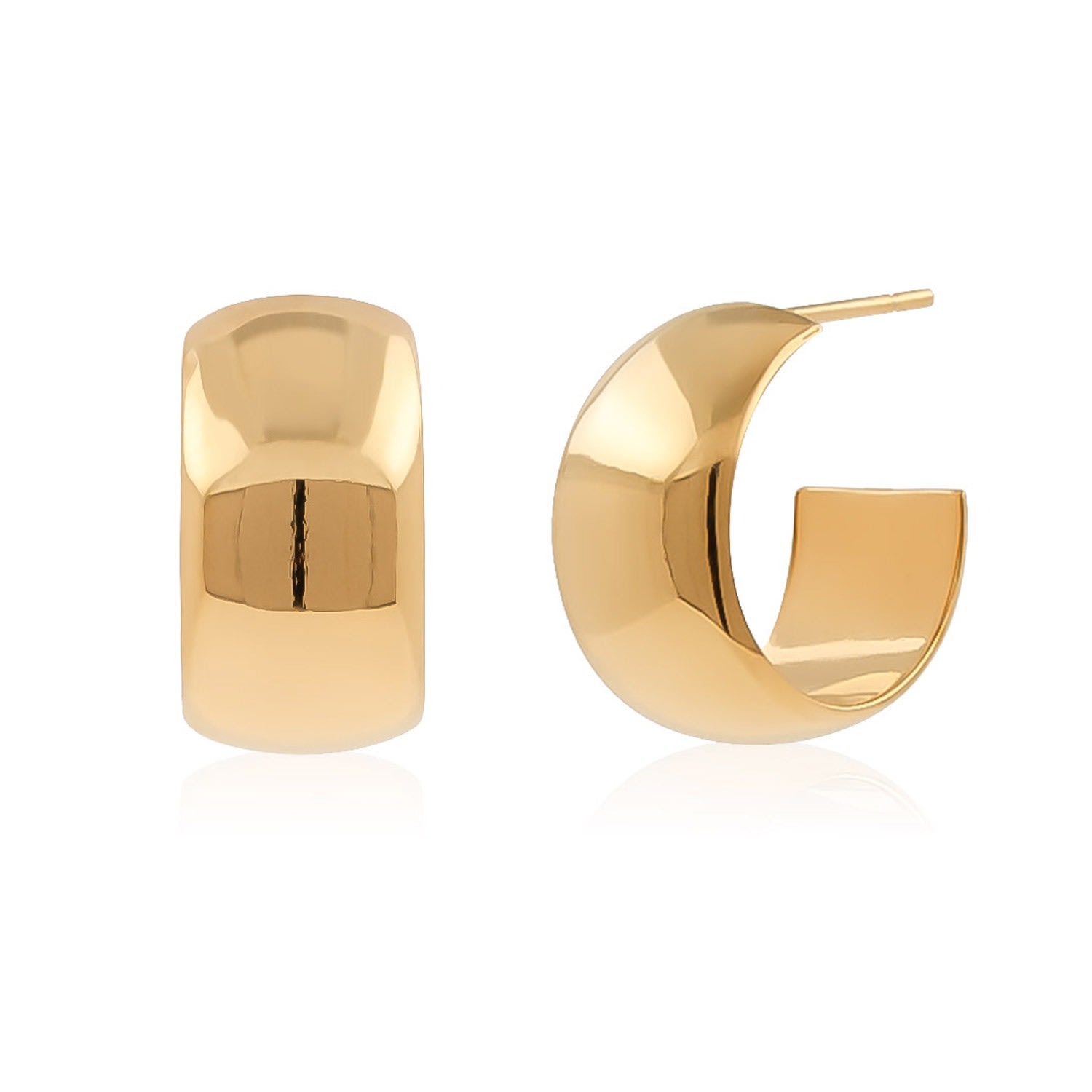 Cote Cache Women's Gold Bold Hoop Earrings In Gold
