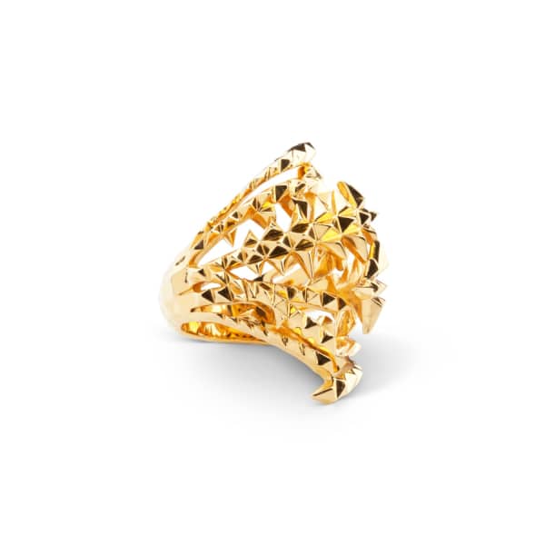 Gucci The Blades Of Octopi Gold Ring