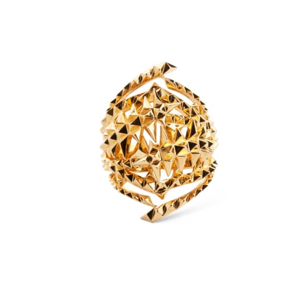 Gucci The Blades Of Octopi Gold Ring