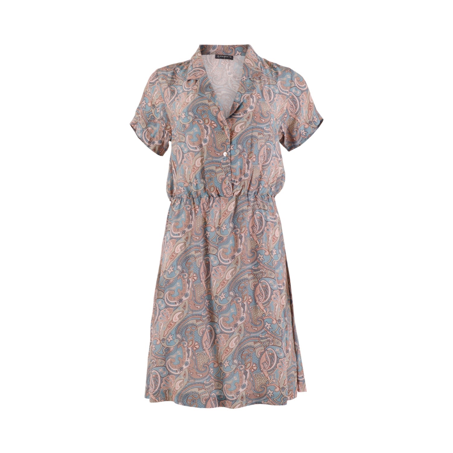 Women's Freya Mini Dress Daviana Cadet Blue | Small | Morrato Bali