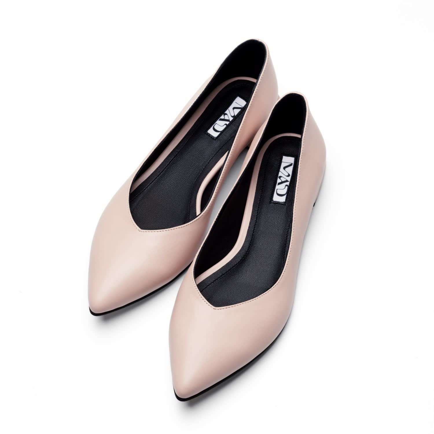 Mad Shoes Women's Neutrals Georgia Ballerina Flats In Rose Nude