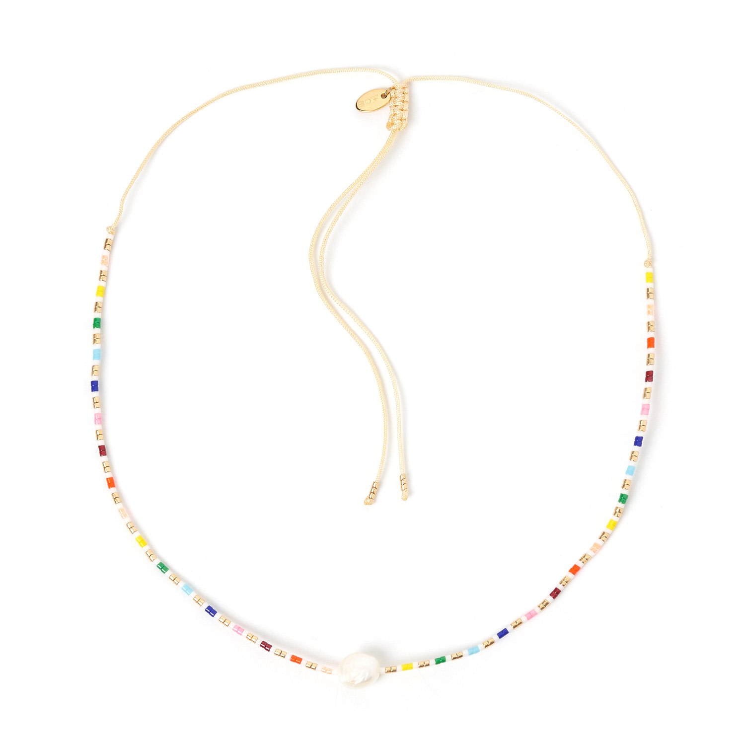 Arms Of Eve Women's Marley Gold & Pearl Choker In Gray