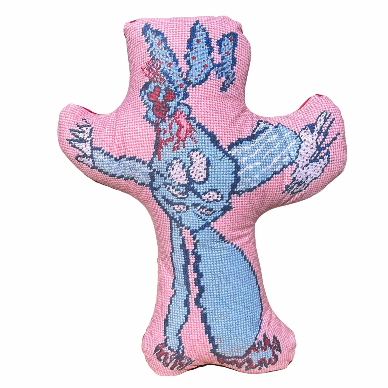 Velvet "Momster" Monster Plush Pillow Mommani Threads