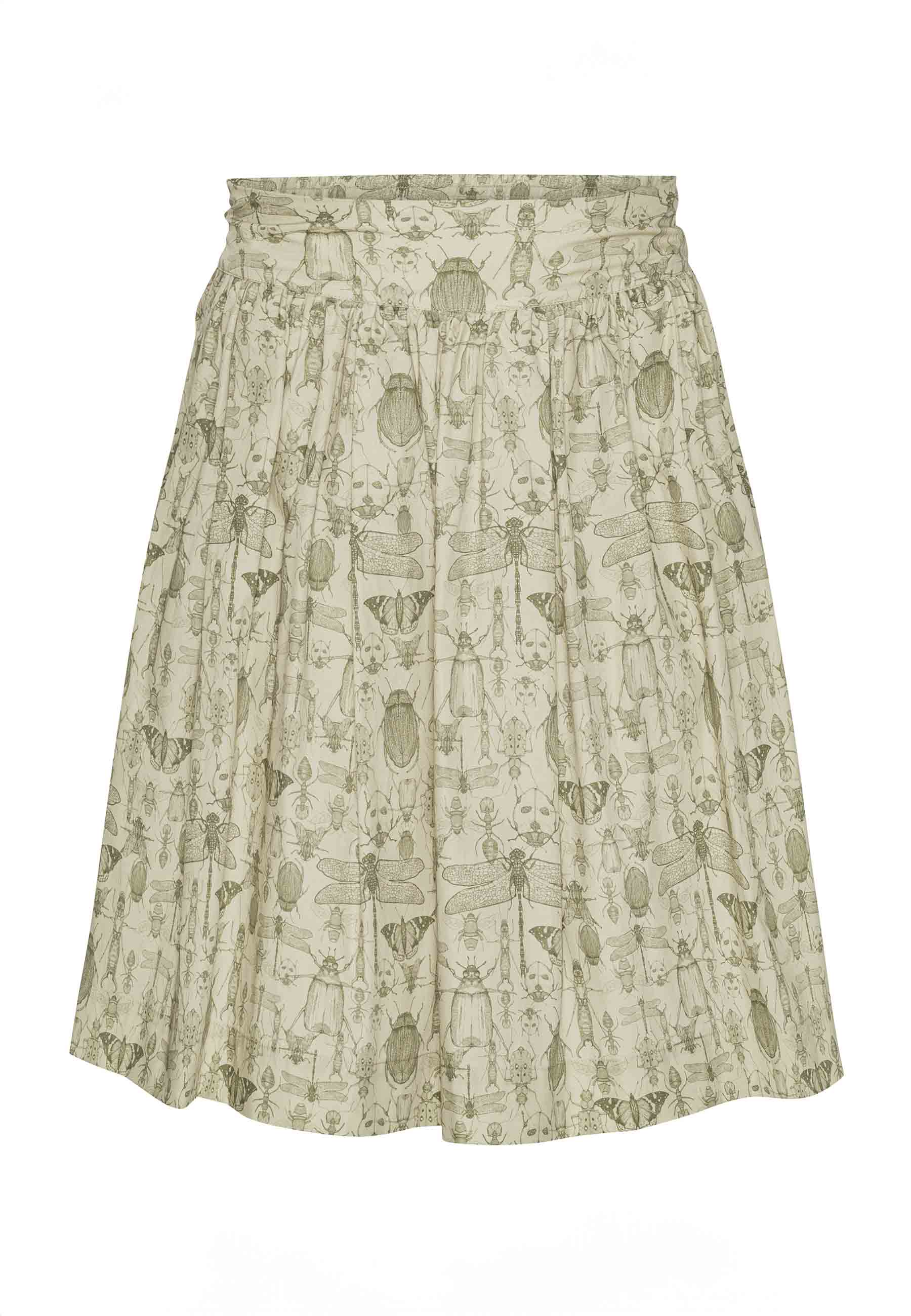 Grobund Women's Green  Svala Skirt - The One With Beetles