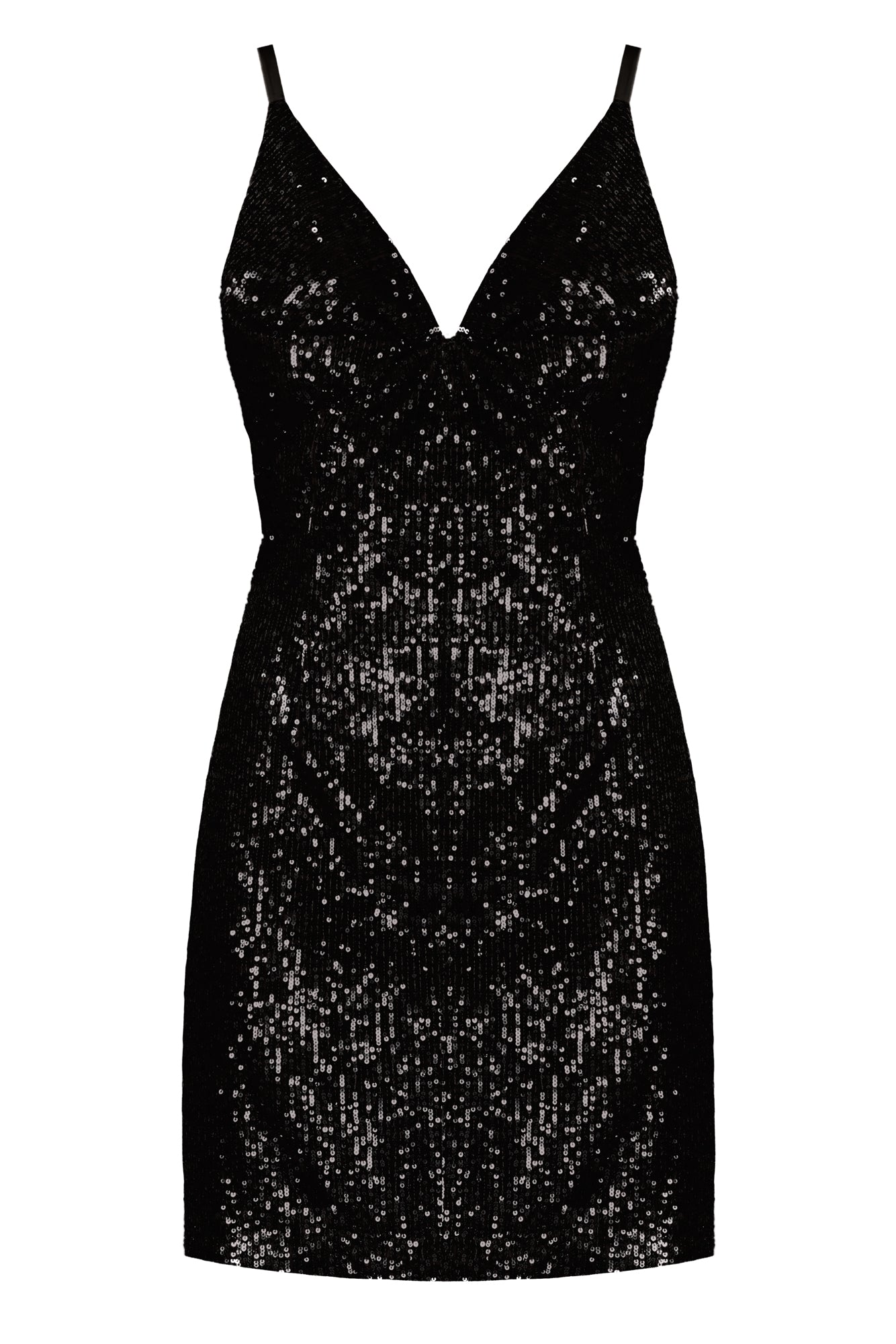 Undress Women's Buena Black Sequin Short Cocktail Dress