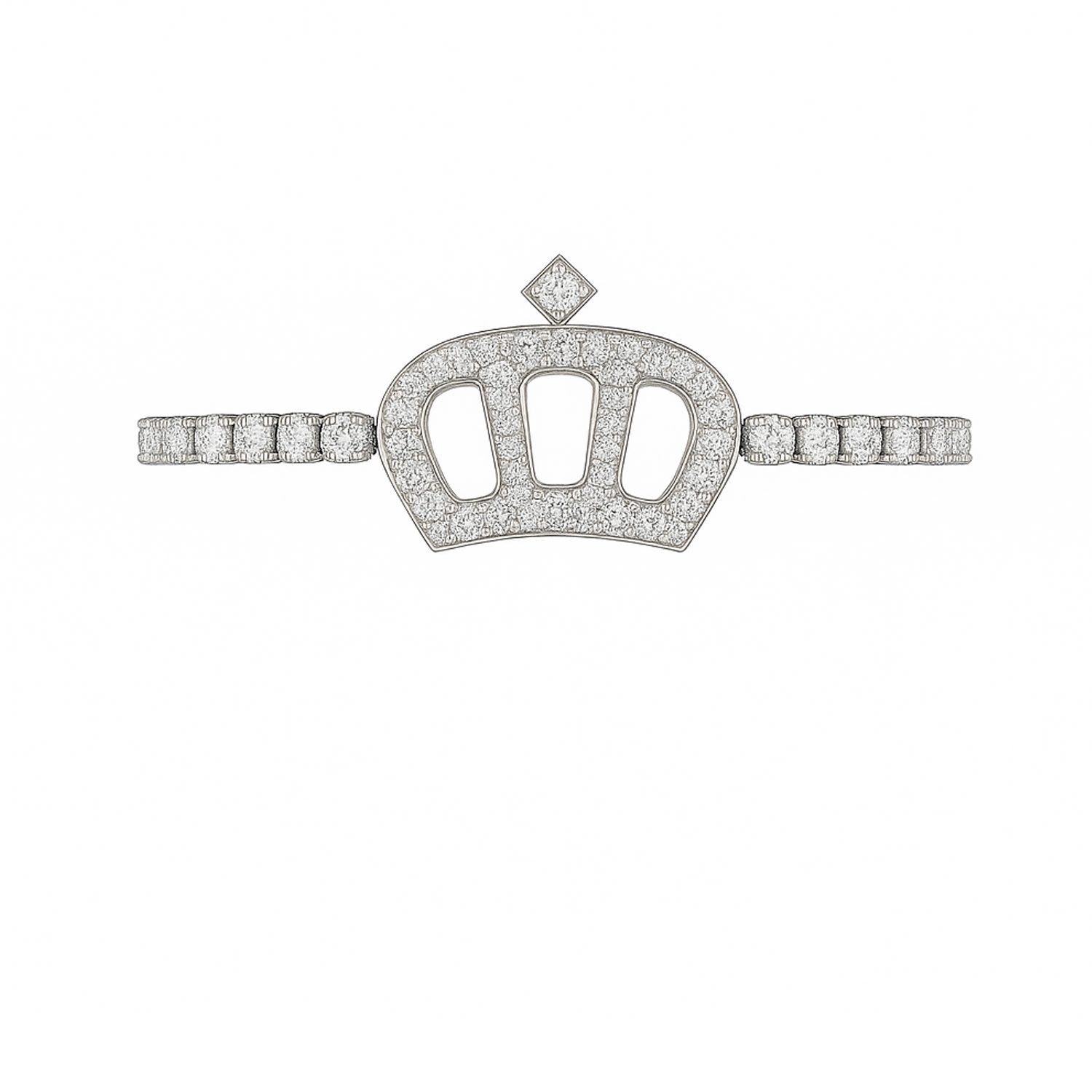 The Gala Women's Silver Royale Crown Bracelet In Silver