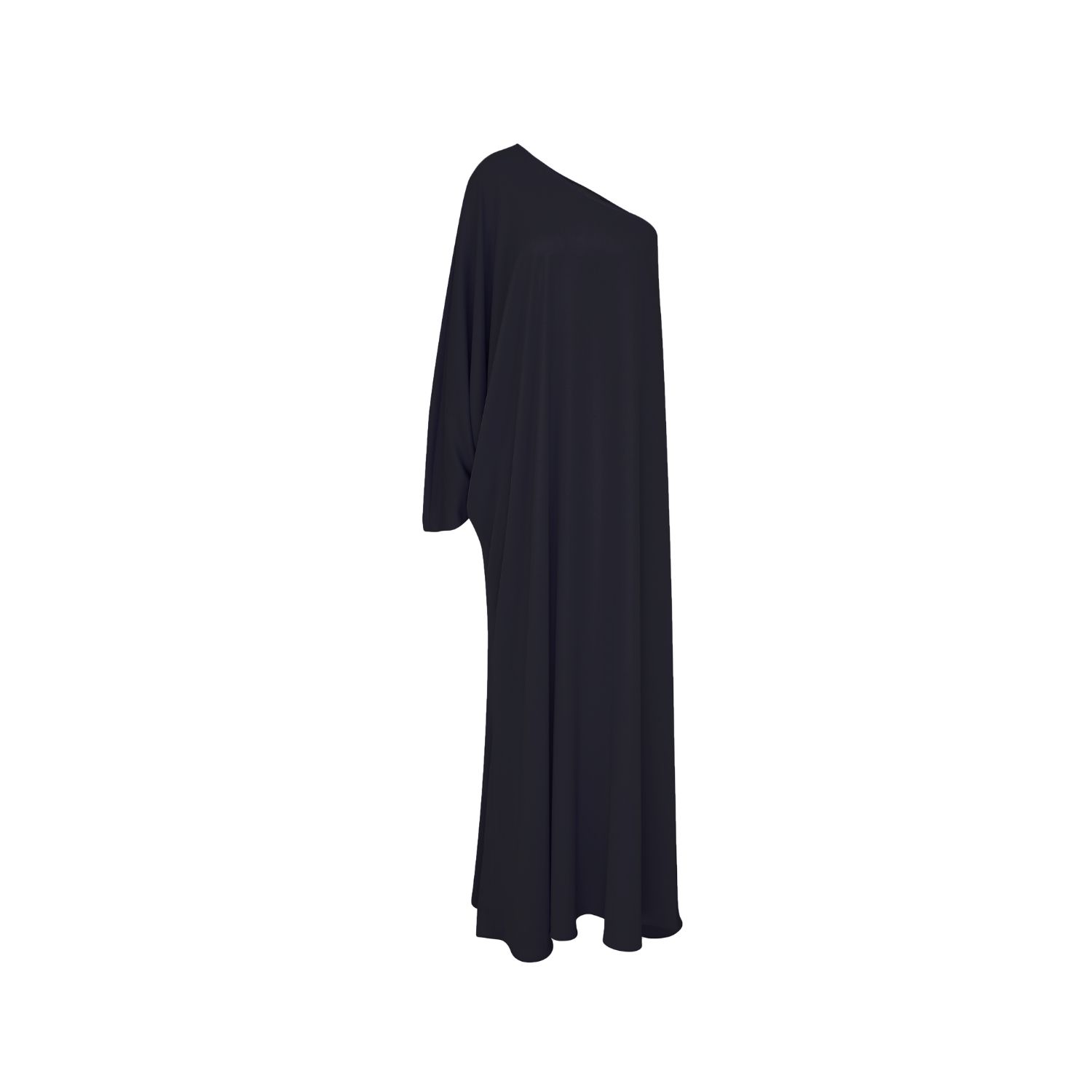 Women's Venus One-Shoulder Maxi Dress In Black | One Size | Nazli Ceren