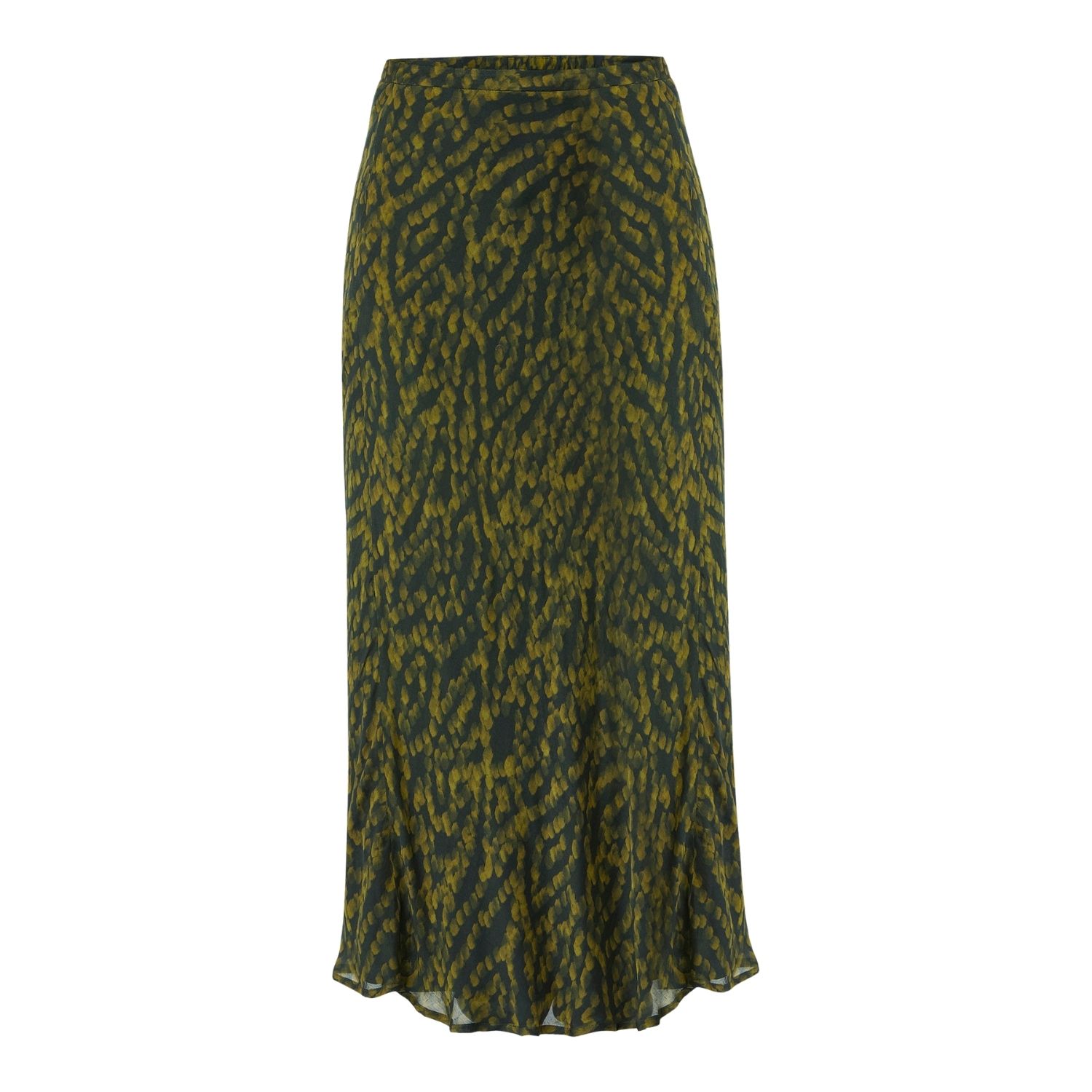 Helen Mcalinden Women's Peyton Mottled Green Print Skirt In Green