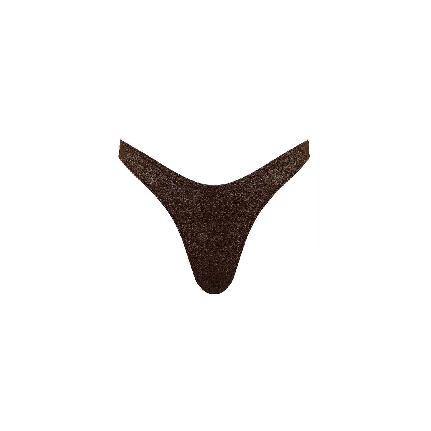 Monarch Women's Brown Gisele High Hip Bottom - Bronze Metallic In Brown