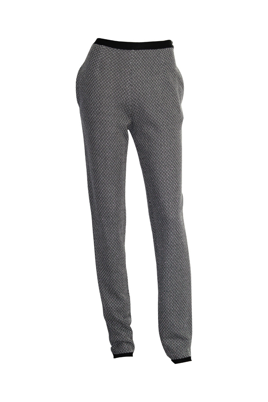 Maria Aristidou Women's Black / Grey / Silver The Secret Gardens Of Alexander - Freezia Trouser In Black/grey/silver