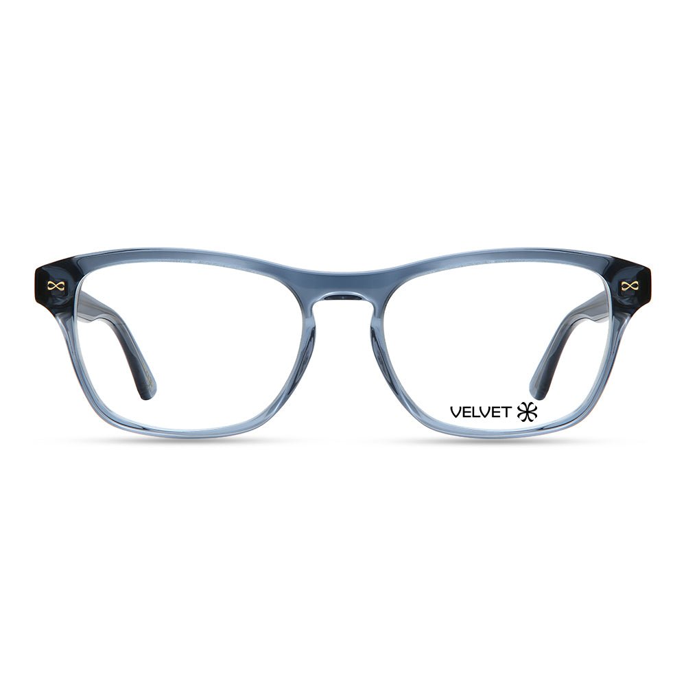 Velvet Eyewear Women's  Square Optical Style - Billie - Blue