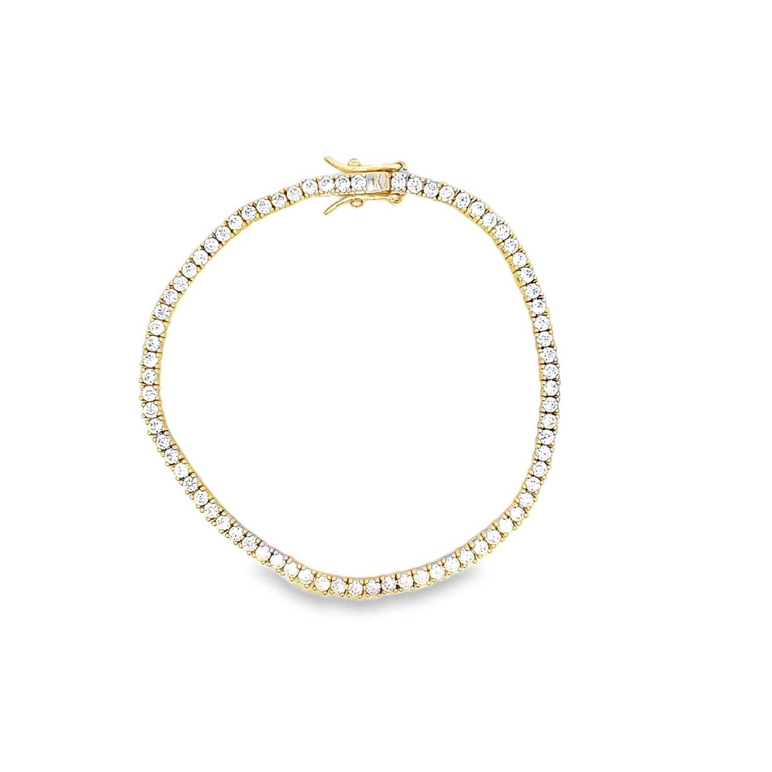Denise Pacini Women's Cynthia Classic Gold Tennis Bracelet
