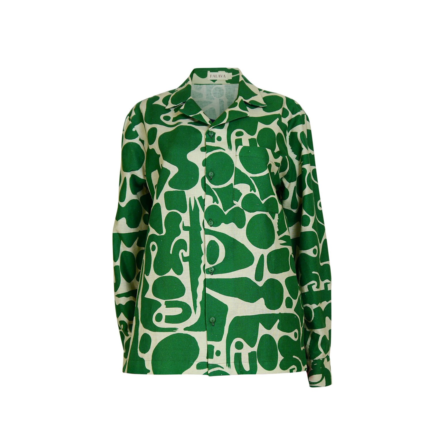 Women’s Green / White Kit - Long Sleeve - Green Cave Shirt Medium Palava