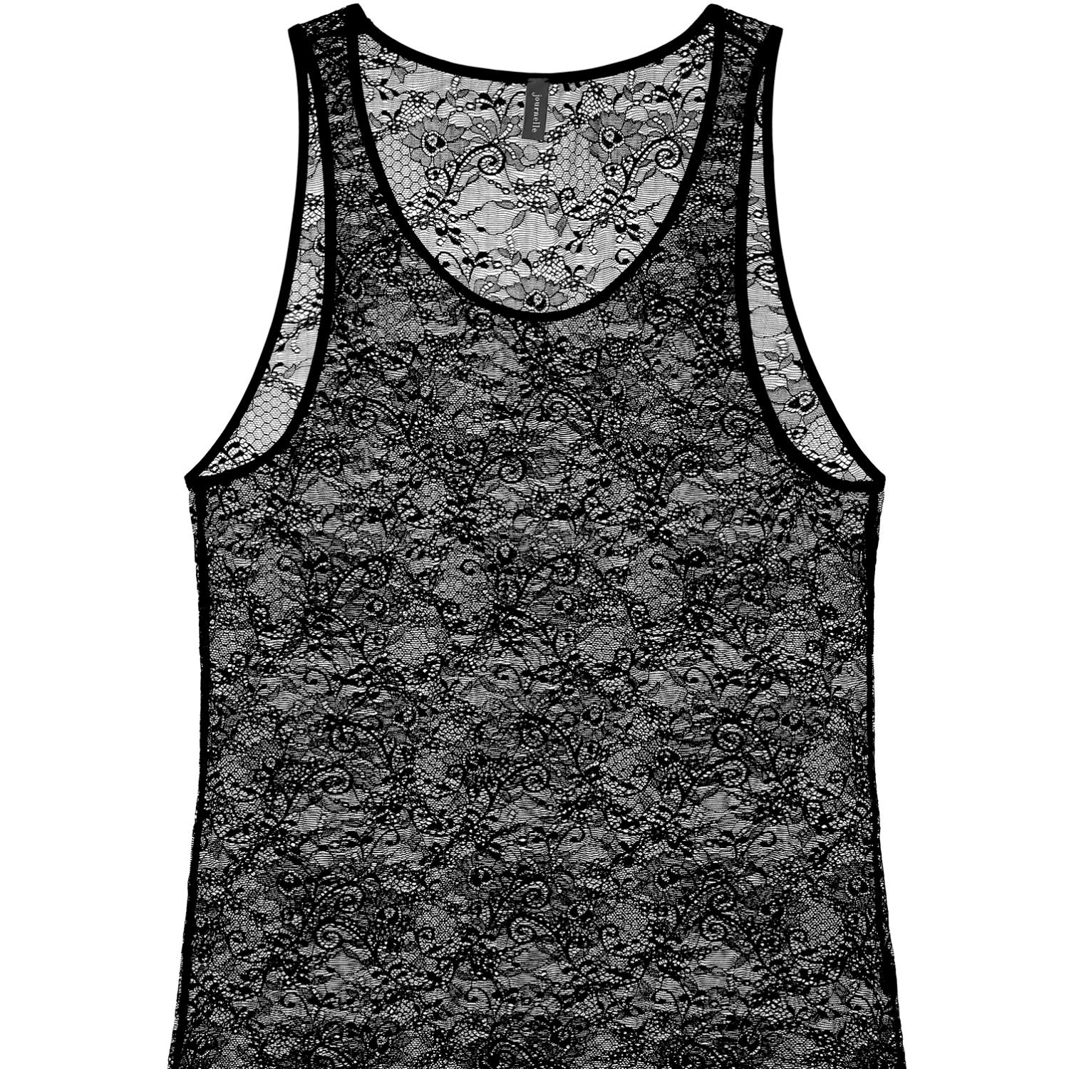 JOURNELLE BLACK SAPNA MENS TANK NOIR